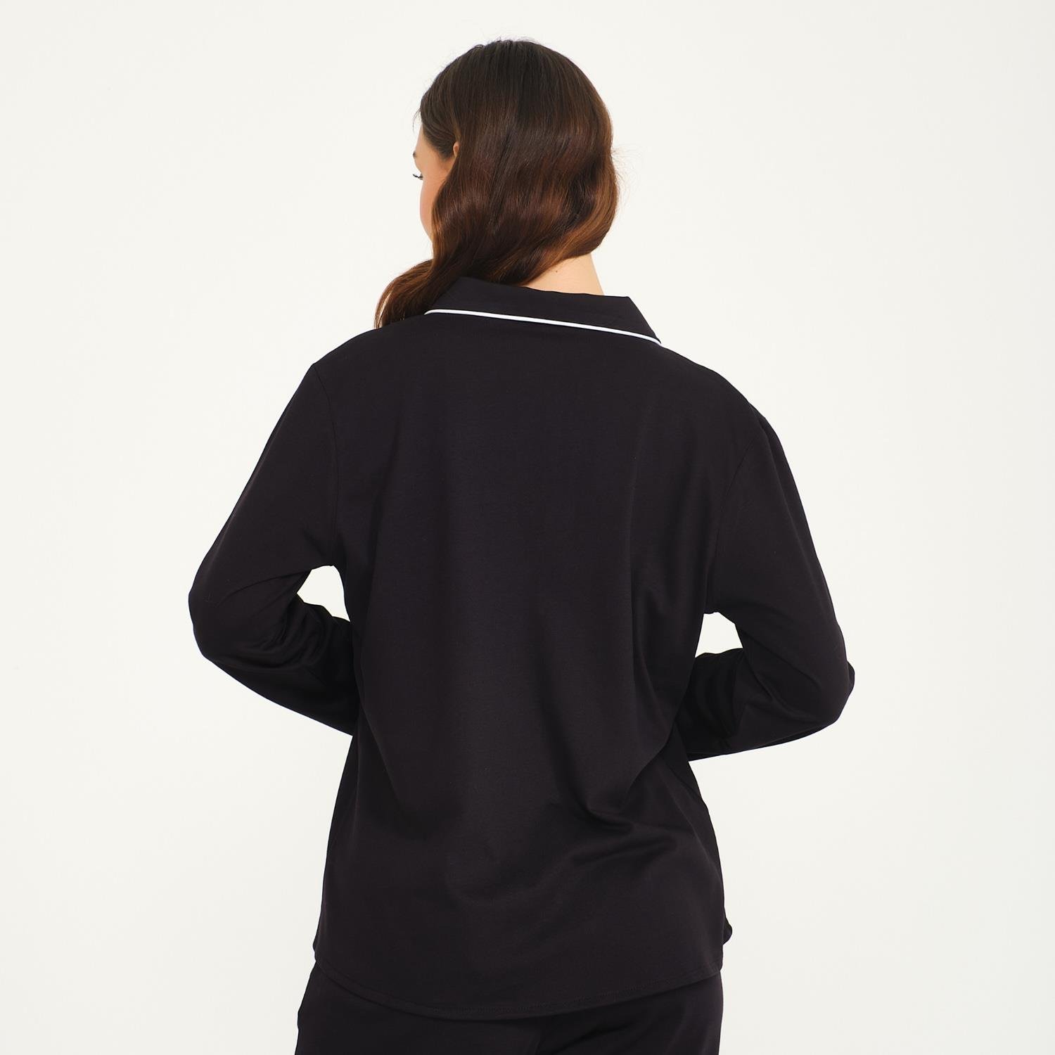 Pijama Takımı - Kadın Gömlek Pantolon Pijama Takımı - Miespiga