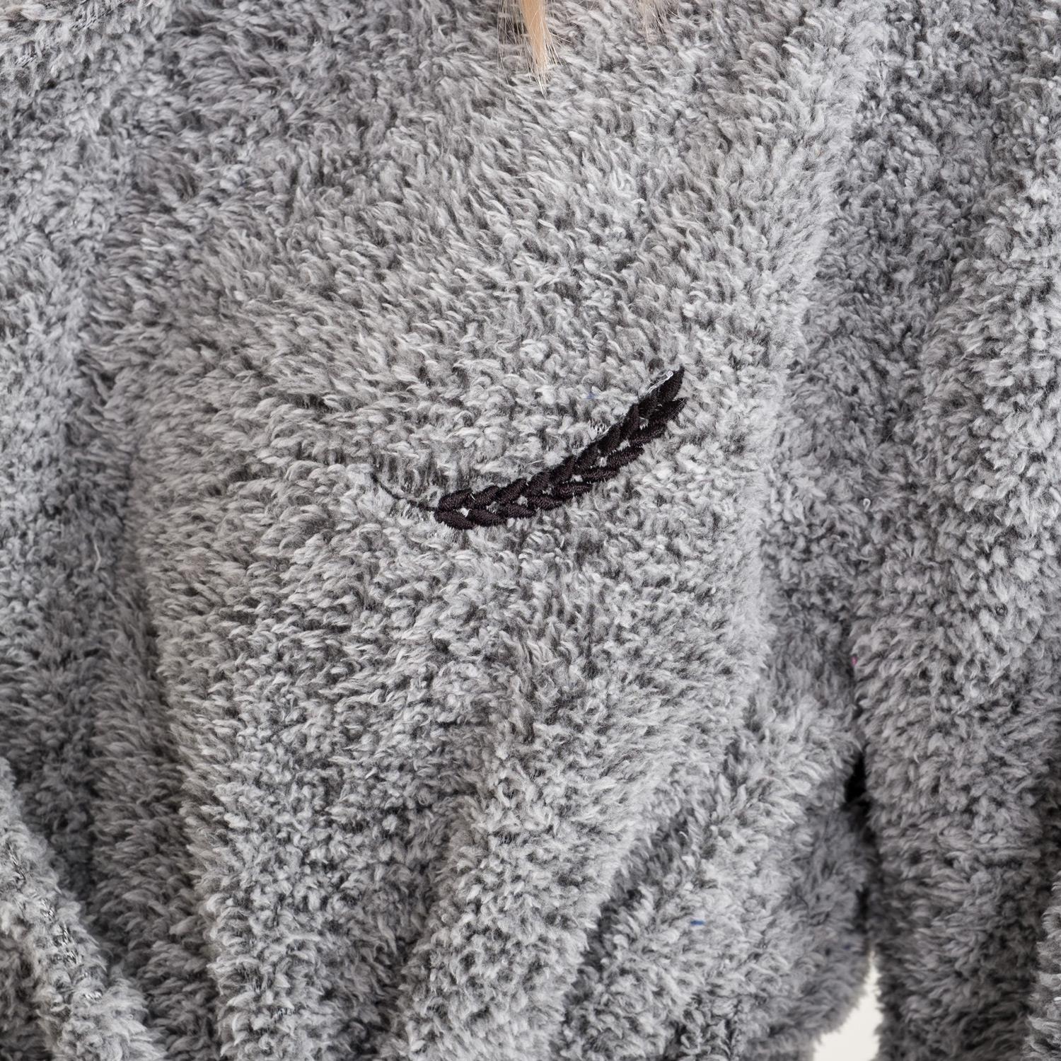 Sabahlık - Kadın Welsoft Şal Yaka Polar Sabahlık - Miespiga