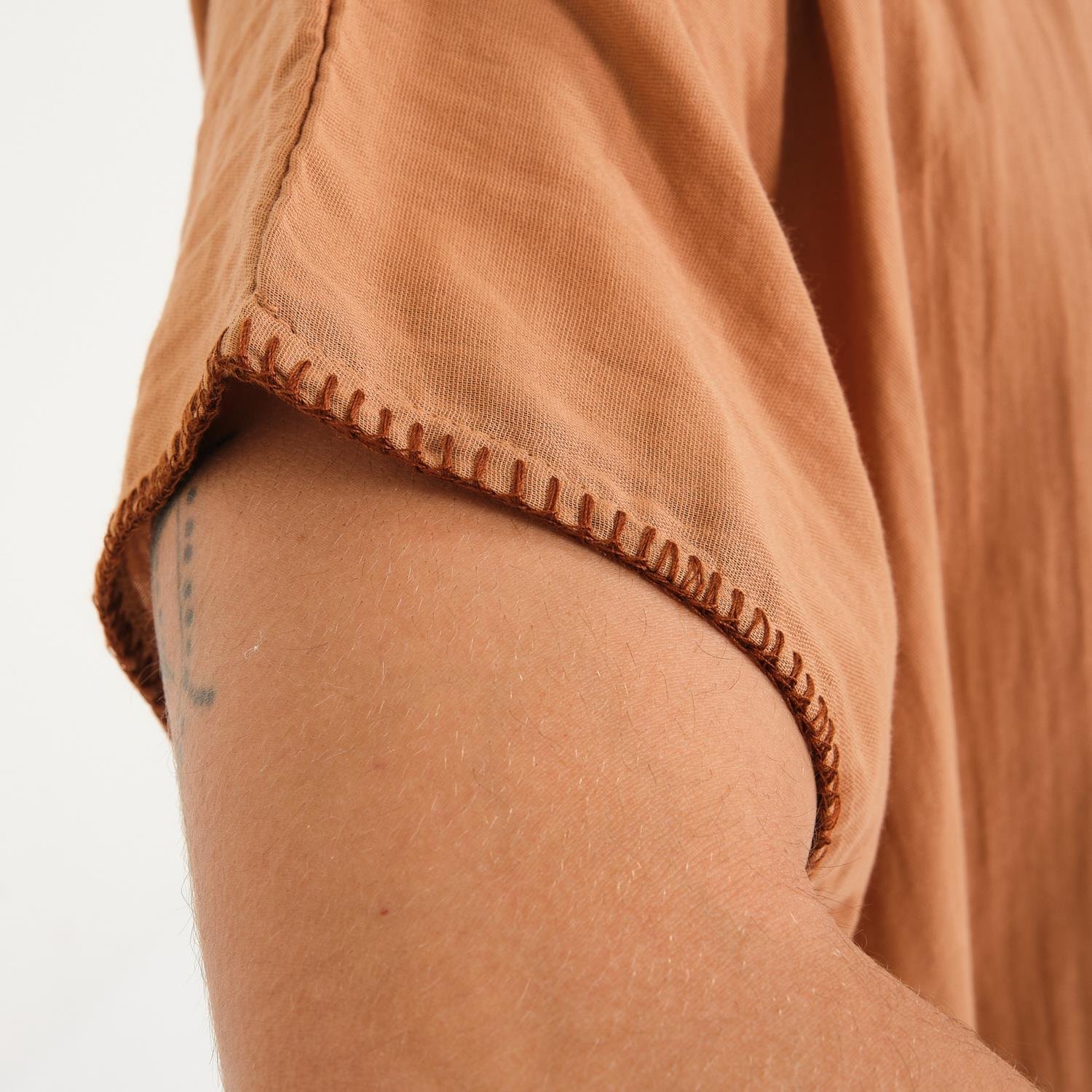 Müslin Panço - Kapüşonlu Erkek Müslin Sörf Panço - Miespiga