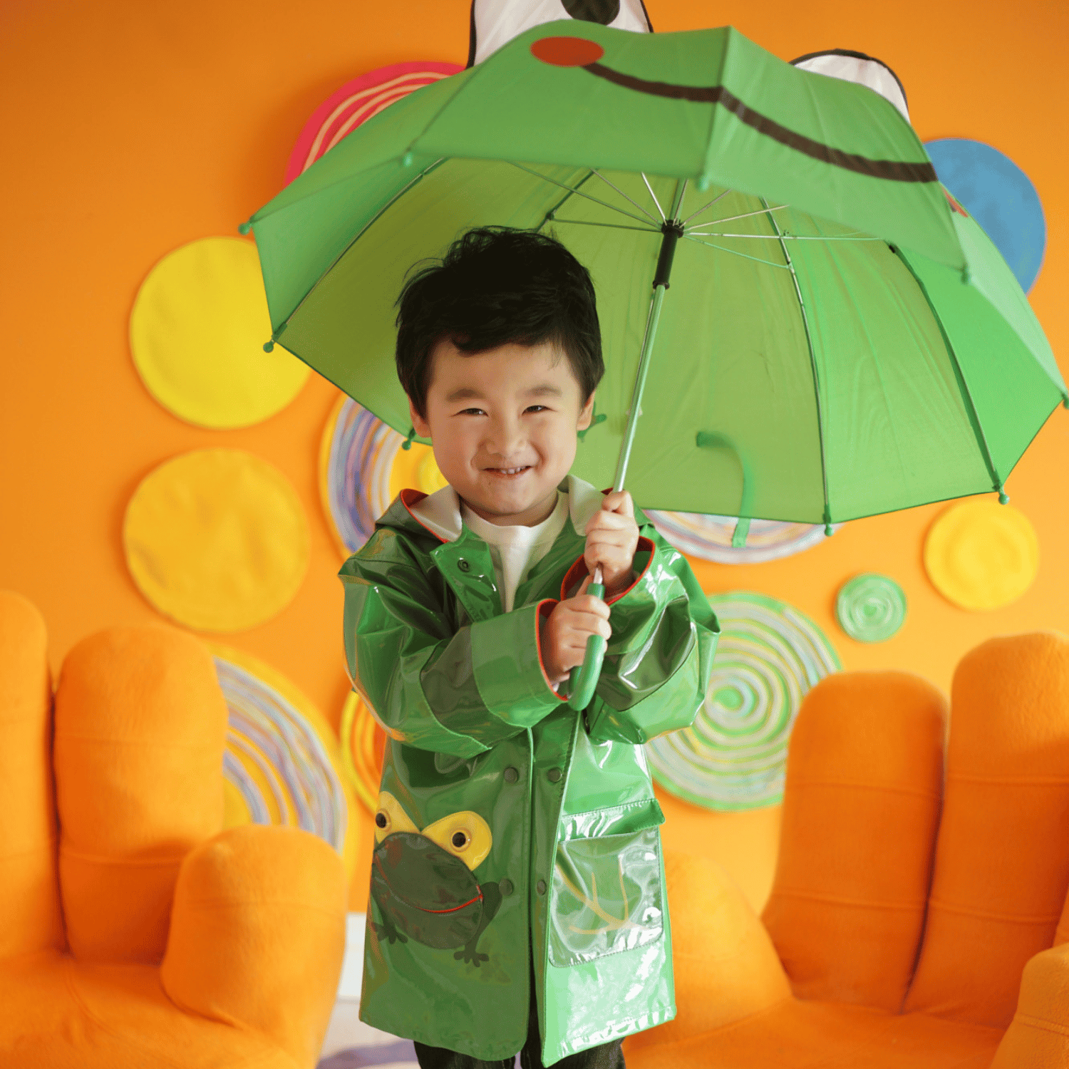 Şemsiye - Kurbağa Çocuk Şemsiye - Kidorable