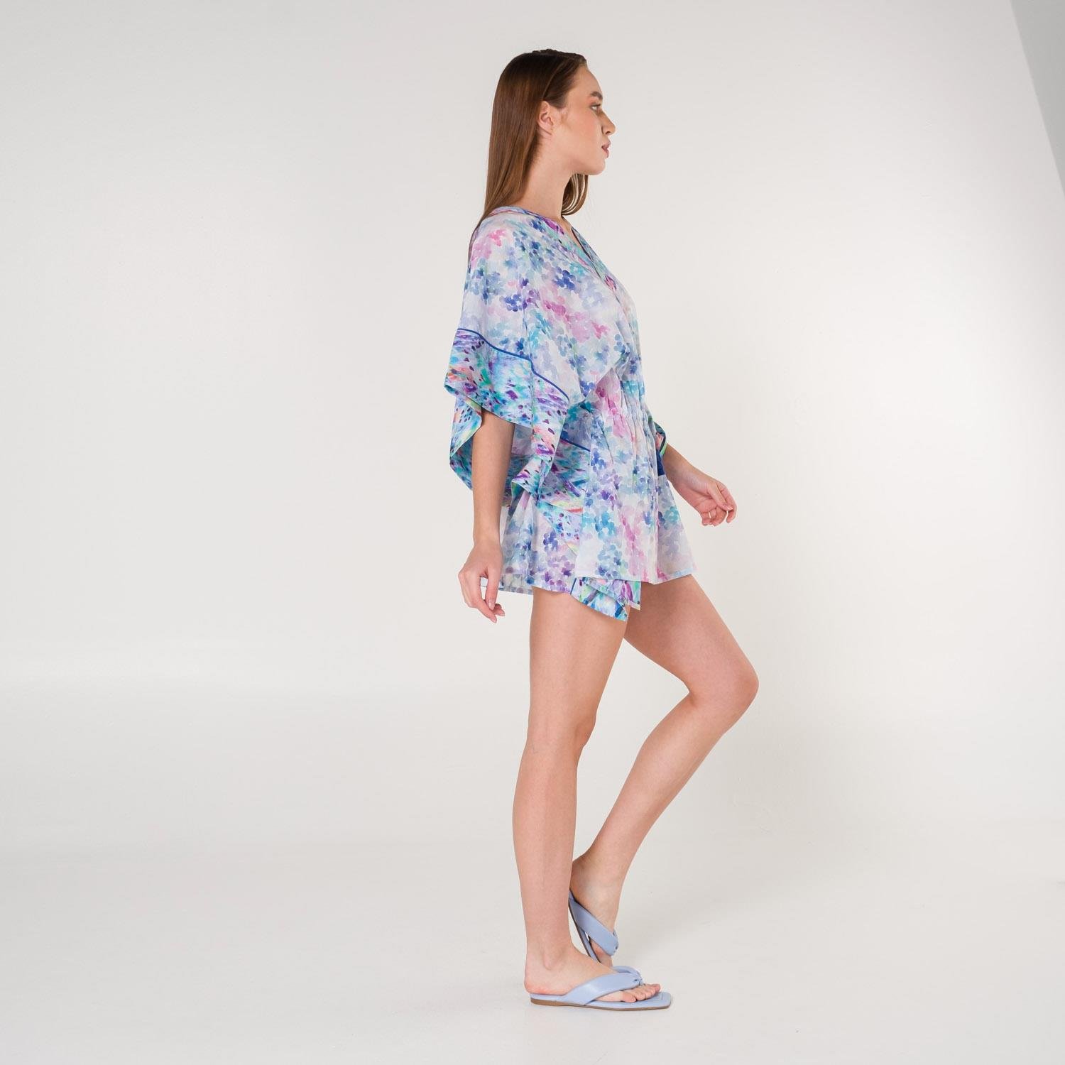 Plaj Elbisesi - Mila Vual Püsküllü Plaj Elbisesi - Miespiga