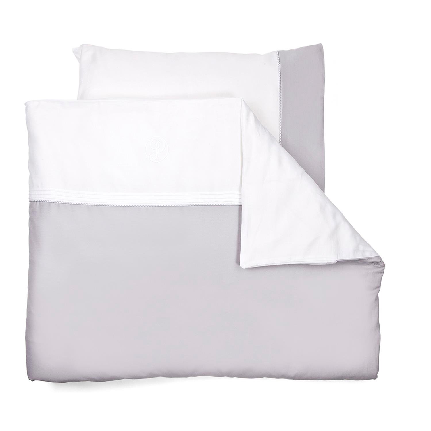 Nevresim Takımı - Oxford Grey Bebek Nevresim Takımı - Poetree Kids