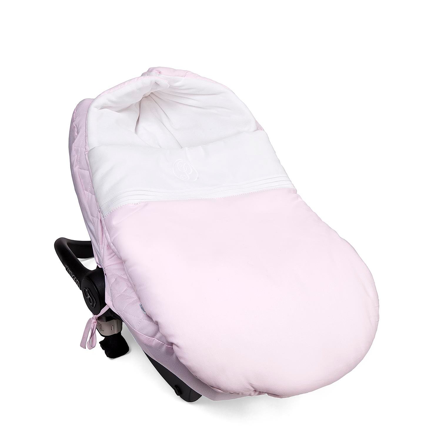 Taşıma Tulumu - Oxford Soft Pink 3 Kemerli Portbebe - Poetree Kids