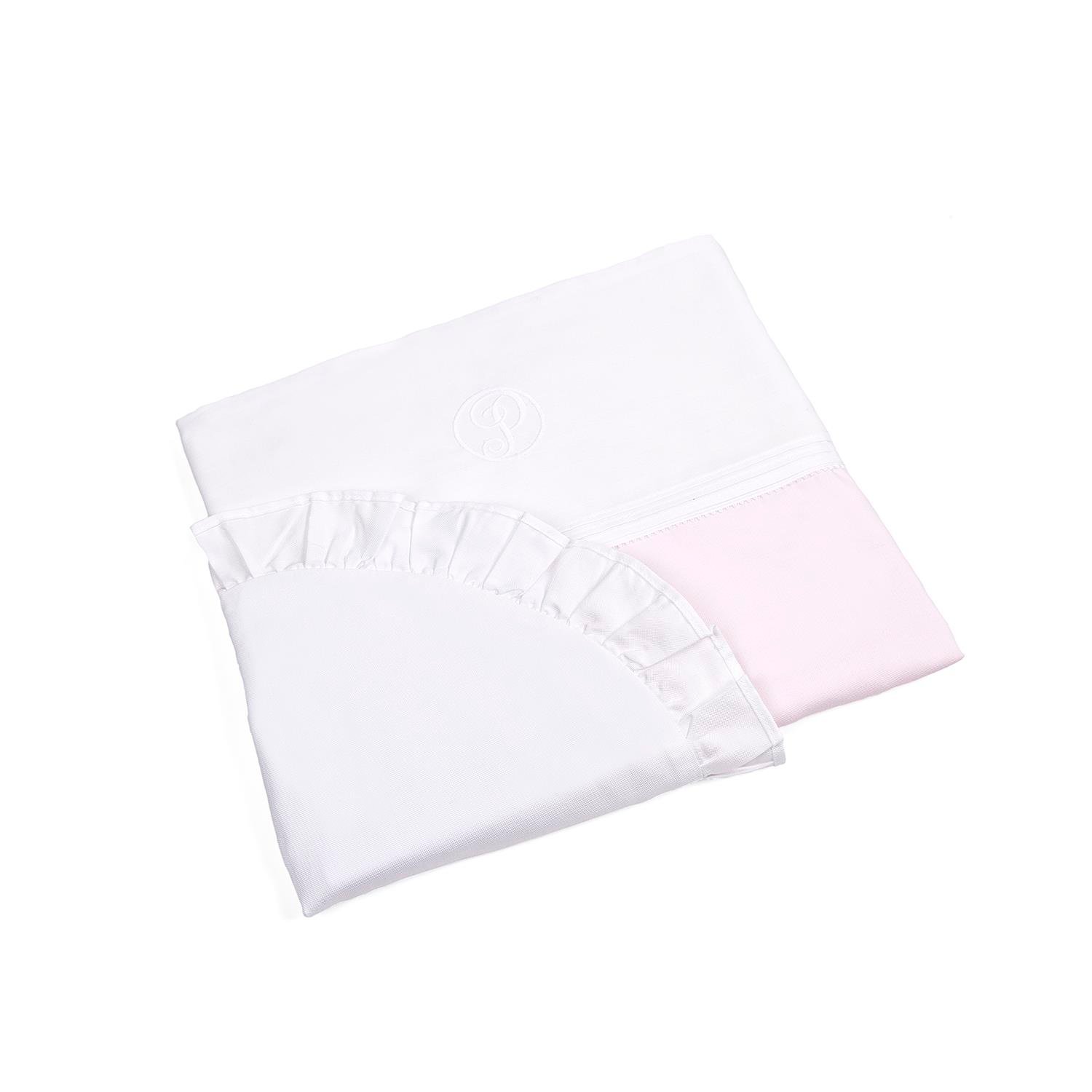 Nevresim Takımı - Oxford Soft Pink Beşik Nevresim Takımı - Poetree Kids