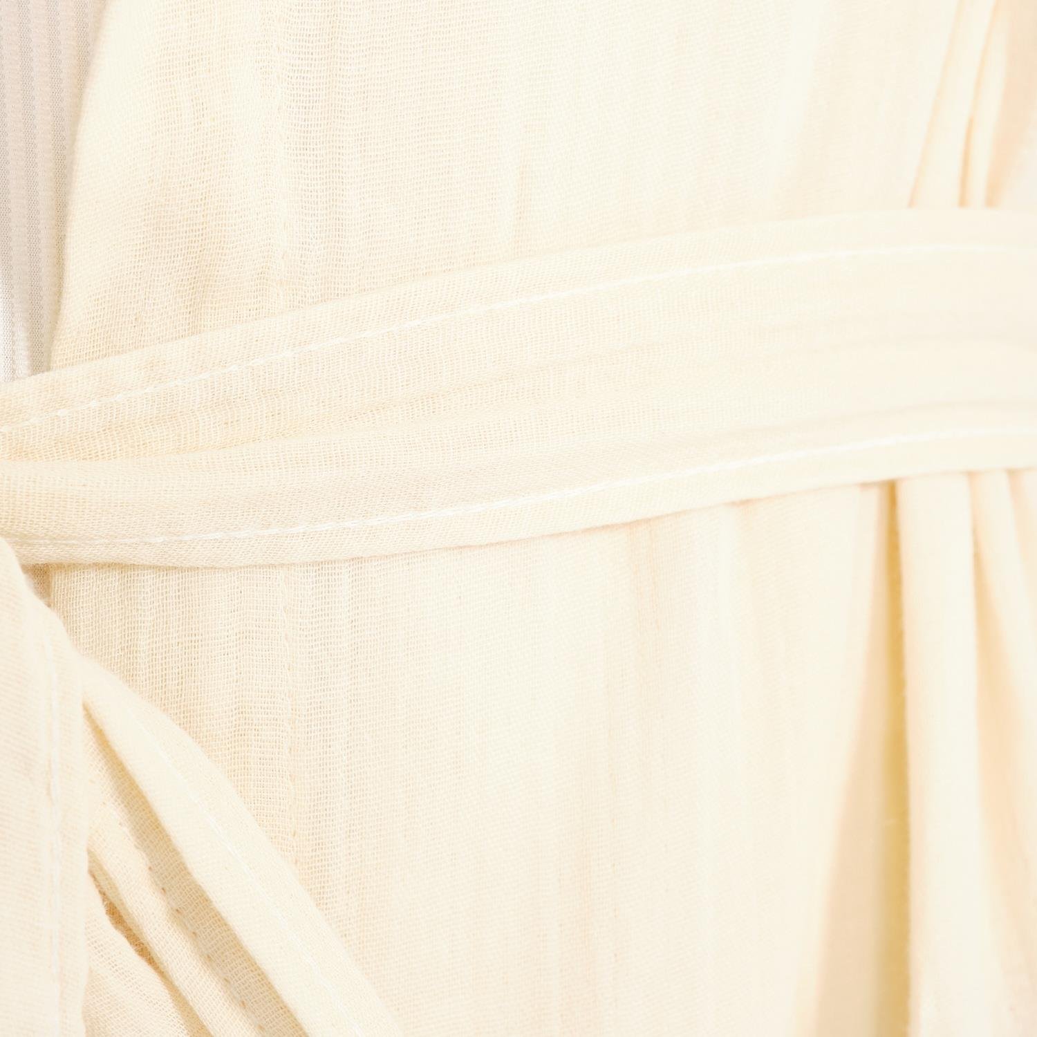 Müslin Bornoz - Pamuklu Kapüşonlu Uzun Kadın Müslin Bornoz Plaj - Miespiga