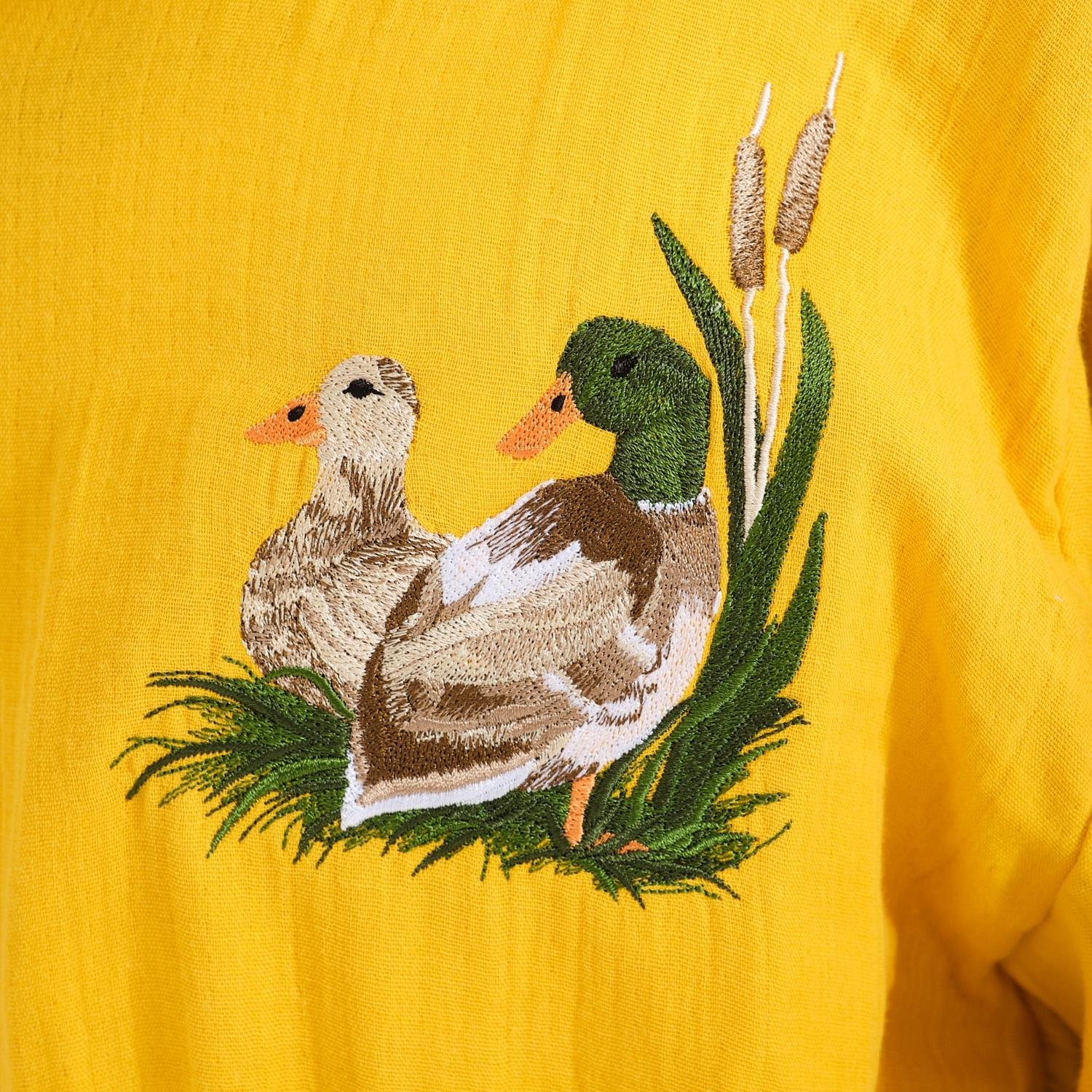 Müslin Bornoz - Pamuklu Kısa Kapüşonlu Kadın Müslin Bornoz - Miespiga