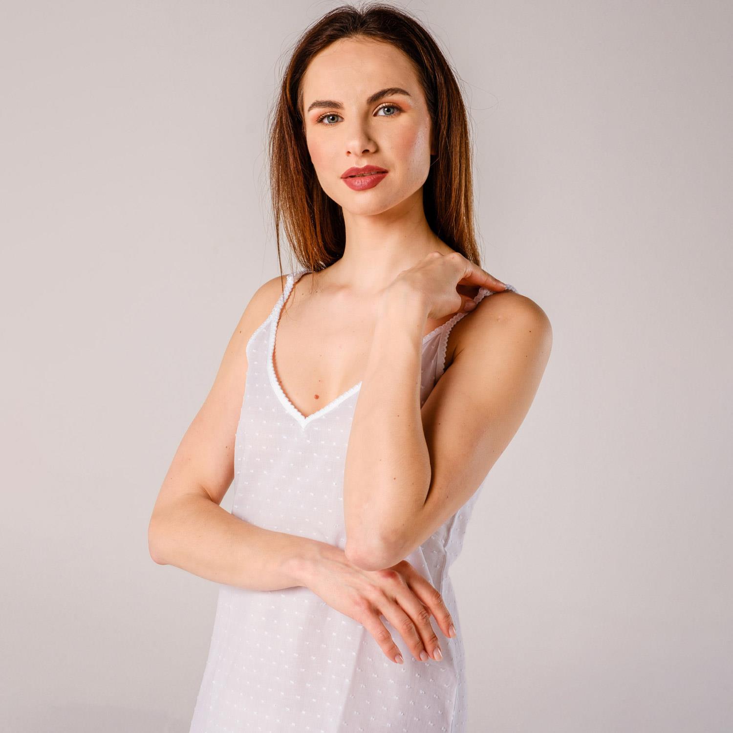 Gecelik - Pearl Vual Dantelli Kadın Gecelik - Miespiga