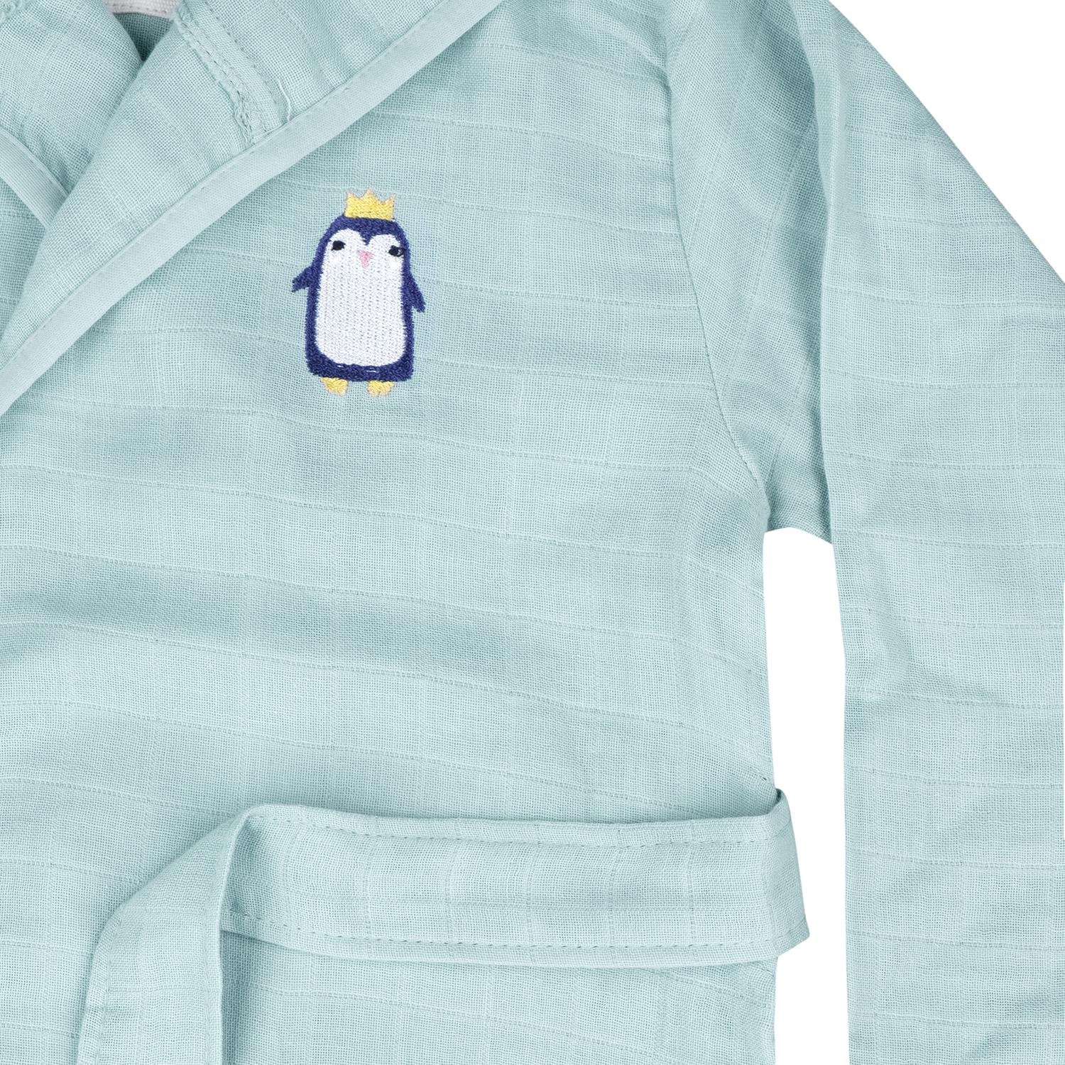 Müslin Bornoz - Penguen Çocuk Müslin Bornoz - Miespiga