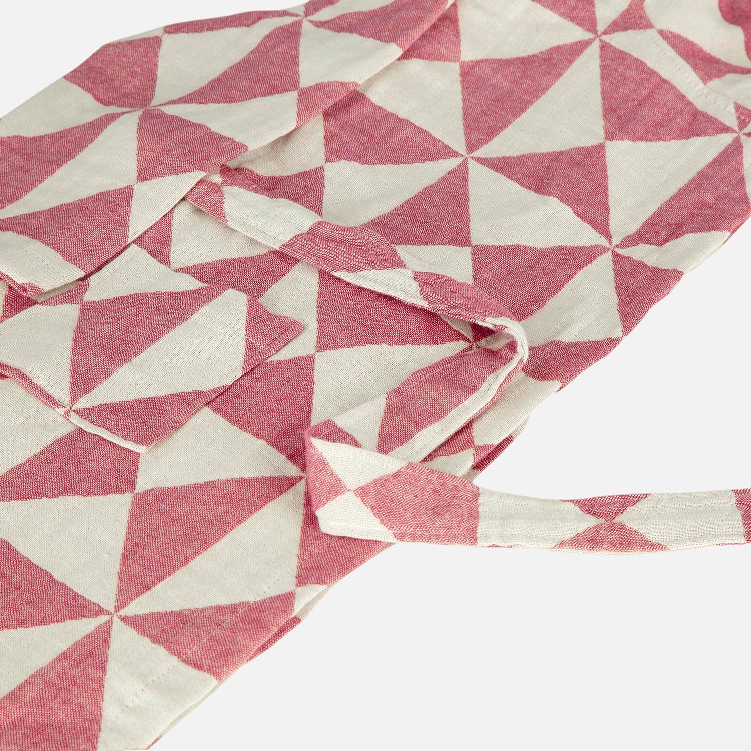 Peştamal Bornoz - Piramit Desenli Çocuk Peştemal Plaj Bornozu - Miespiga