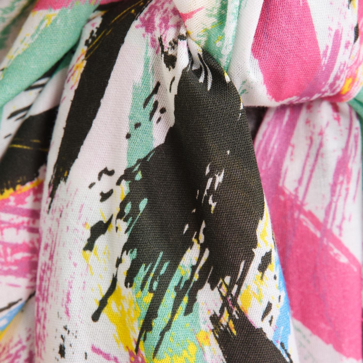 Plaj Eteği - Renkli Baskılı Etek Pareo - Miespiga