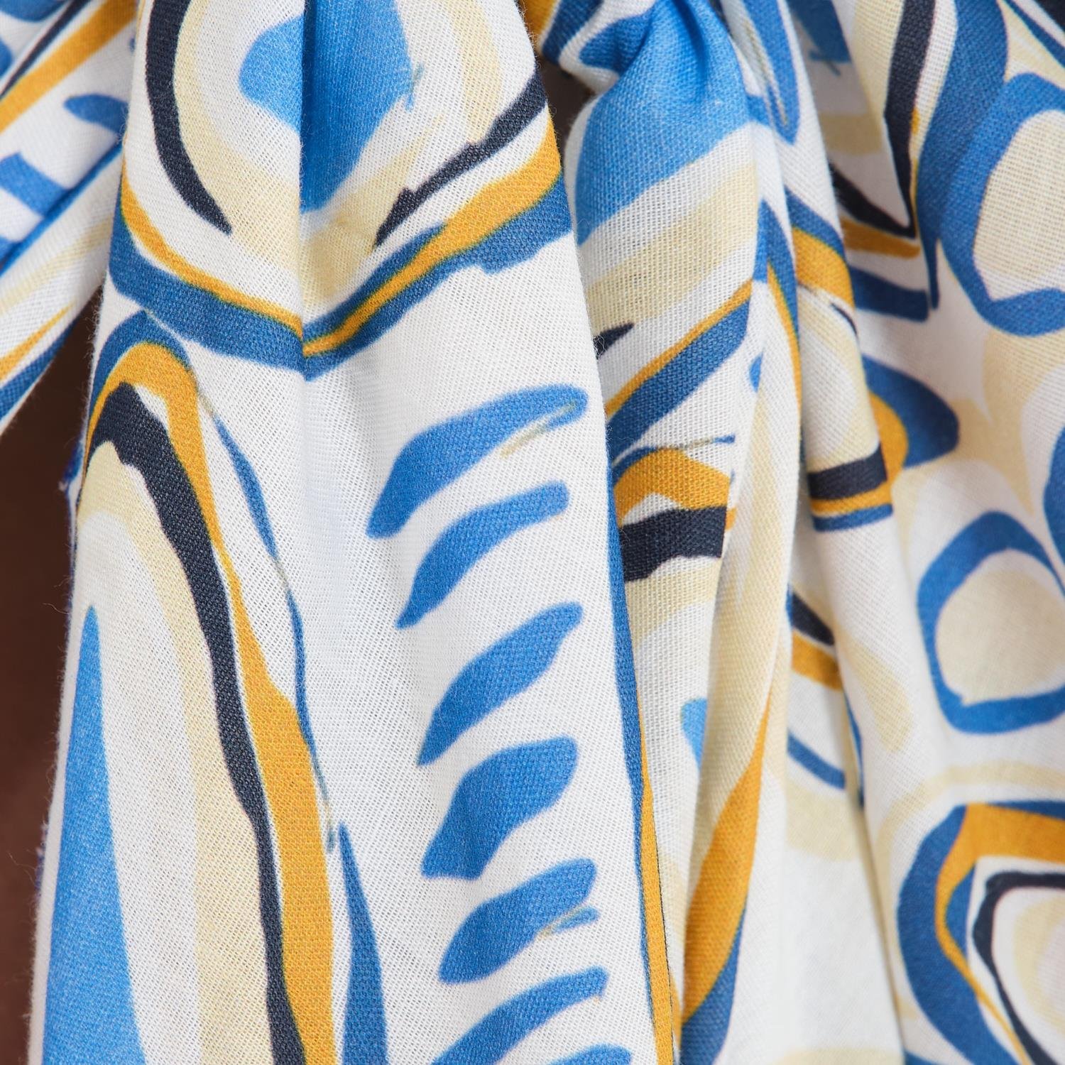 Plaj Eteği - Renkli Baskılı Etek Pareo - Miespiga