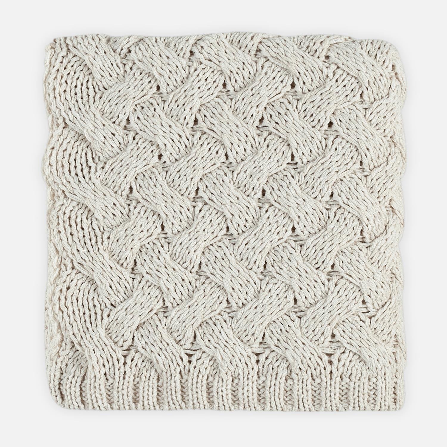 Battaniye - Serenita Saç Örgü Triko Tv Battaniyesi Throw Koltuk Şalı - Miespiga