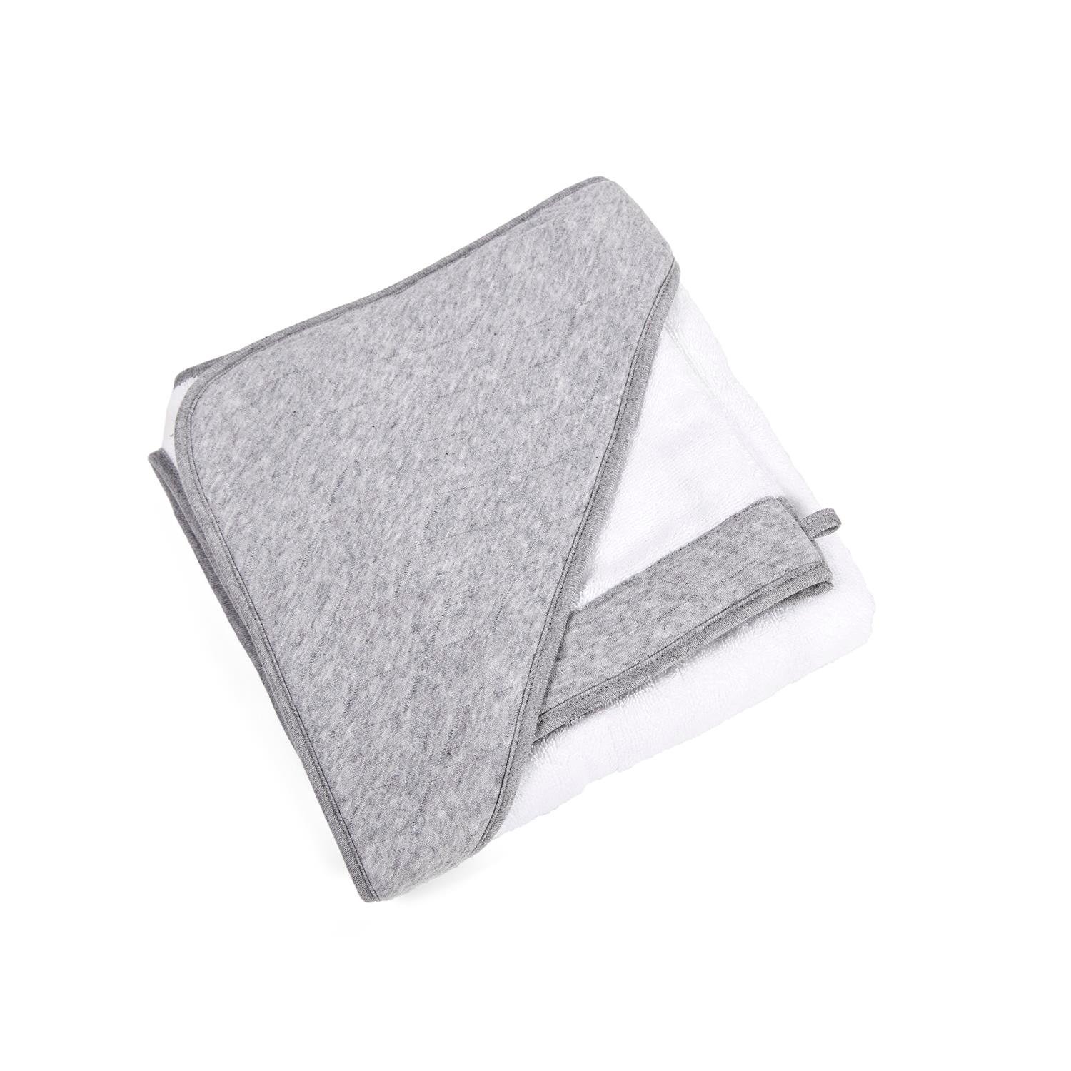 Havlu Kundak - Star Grey Havlu Kundak Kese Seti - Poetree Kids