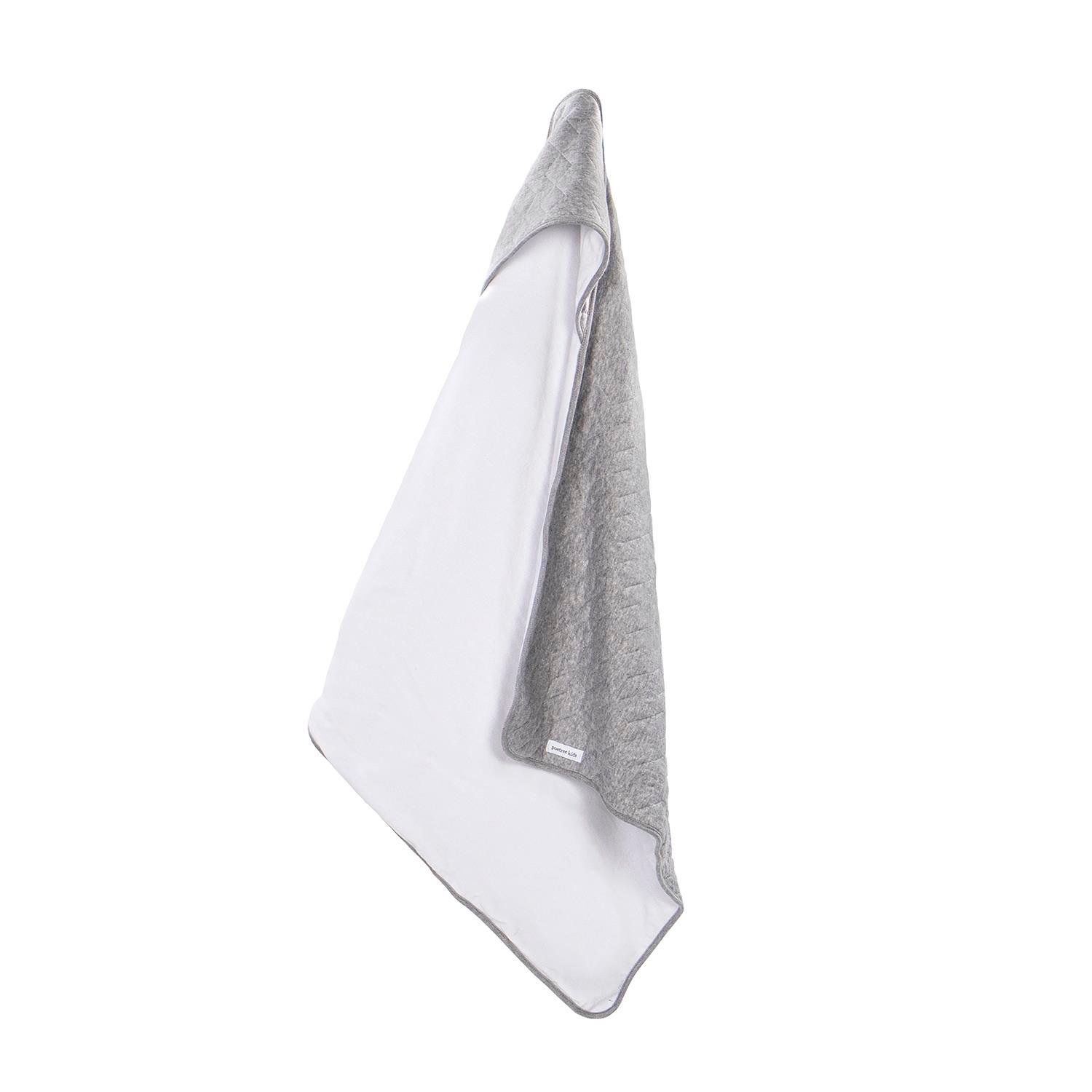 Battaniye - Star Grey İçi Nikili Kundak Battaniye - Poetree Kids