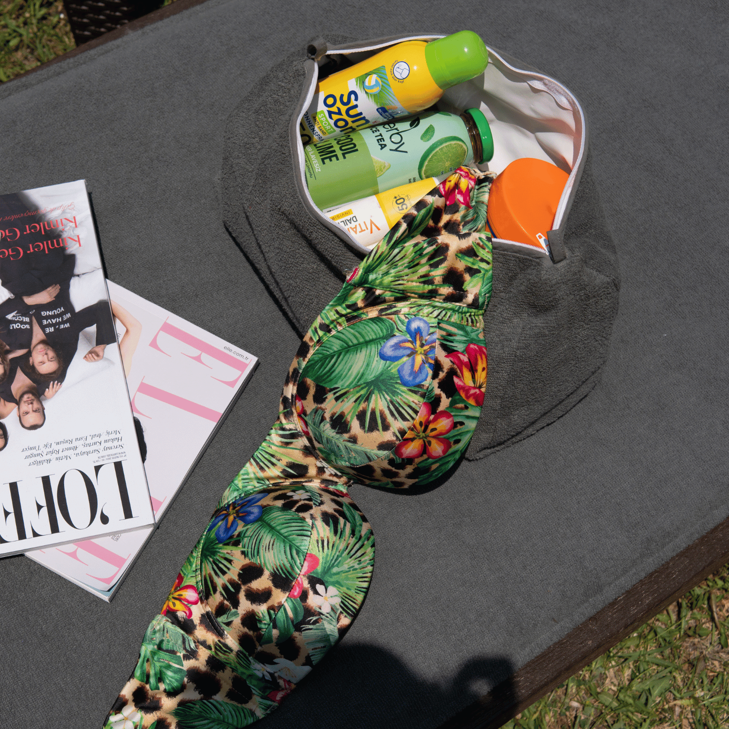 Plaj Çantası - Su Geçirmez Çok Amaçlı Islak Kuru Mayo Çantası - Miespiga