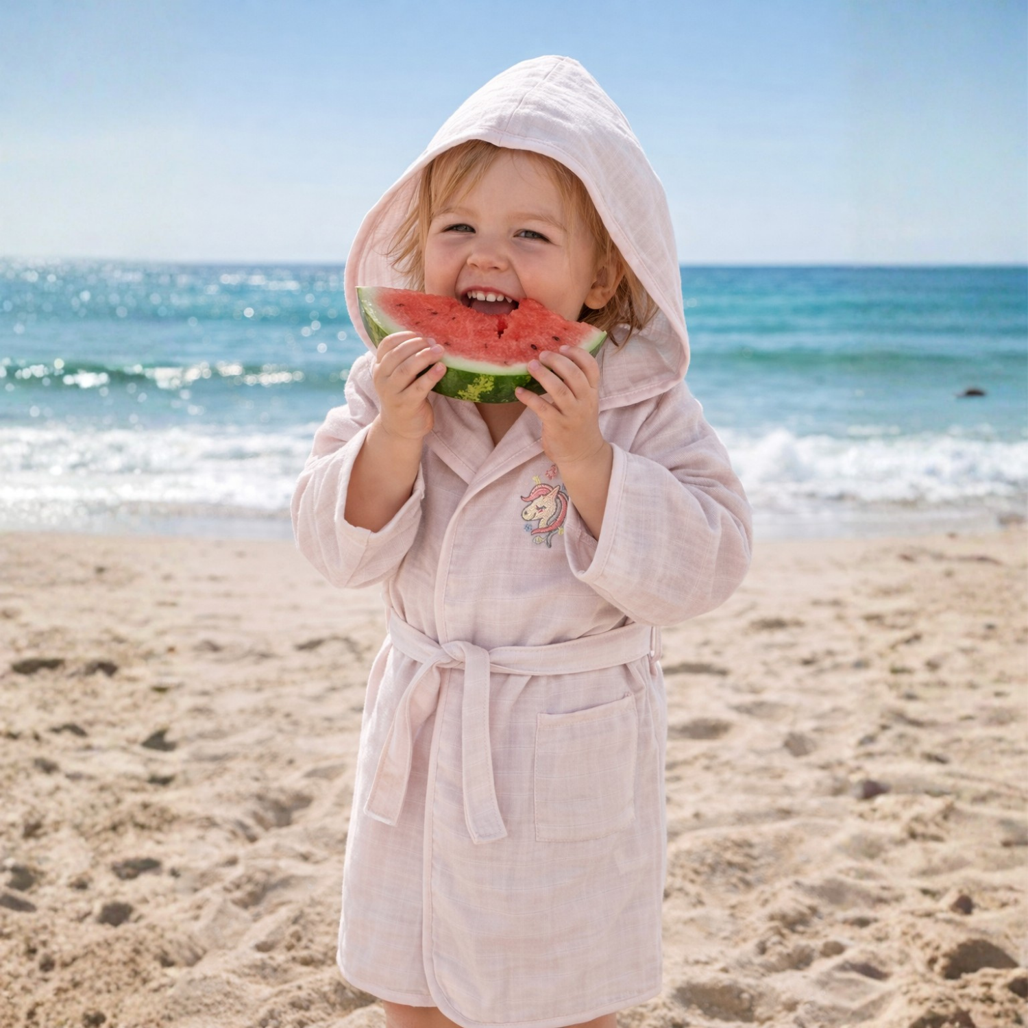 Müslin Bornoz - Unicorn Çocuk Müslin Bornoz - Miespiga