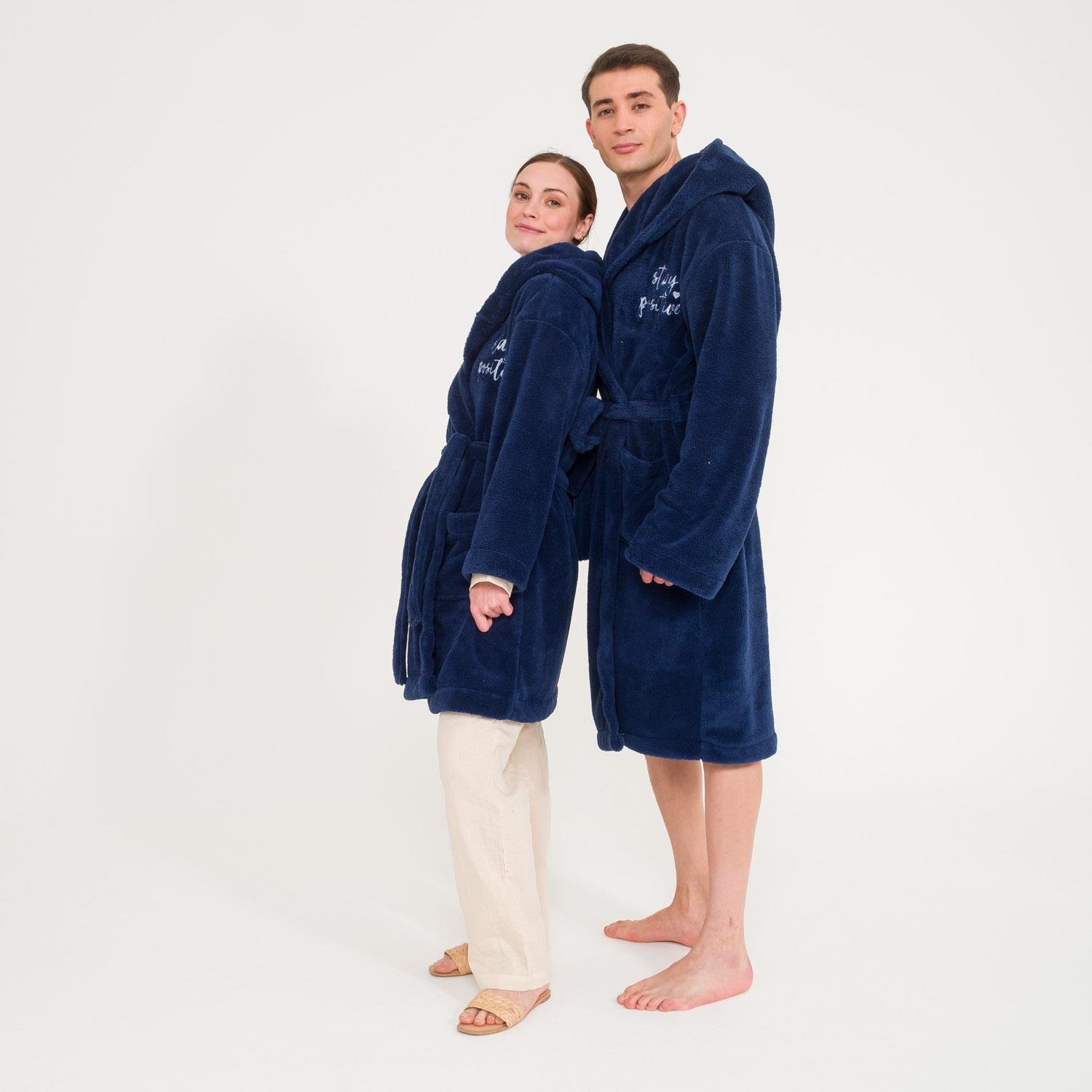 Sabahlık Seti - Uzun Kapüşonlu Welsoft Sabahlık Aile Seti - Miespiga