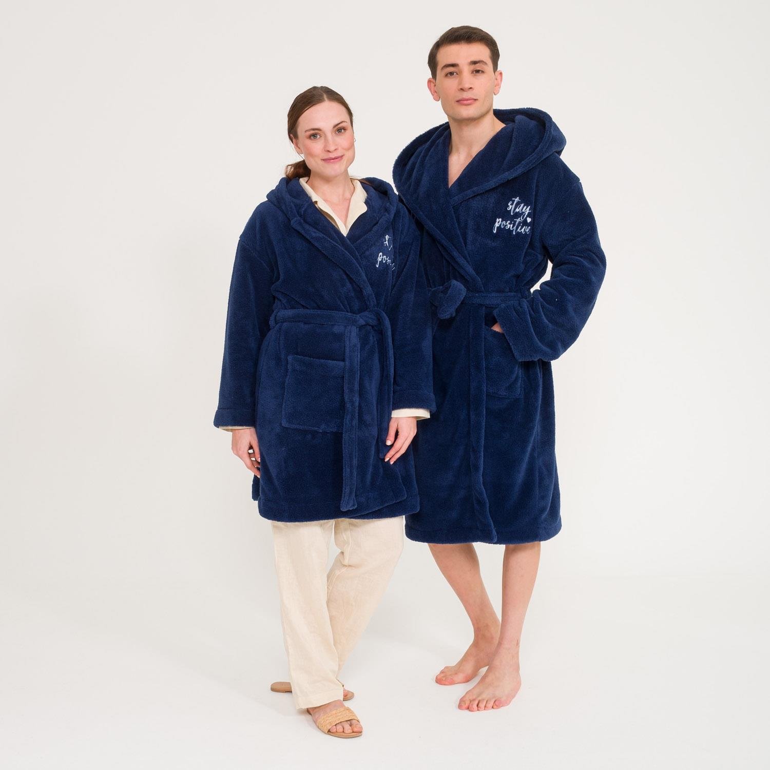 Sabahlık Seti - Uzun Kapüşonlu Welsoft Sabahlık Aile Seti - Miespiga