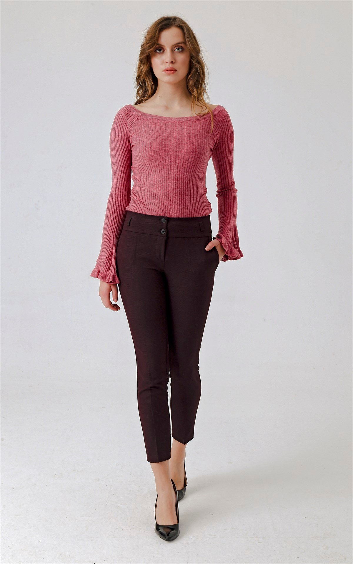 2483 BORDO PANTOLON