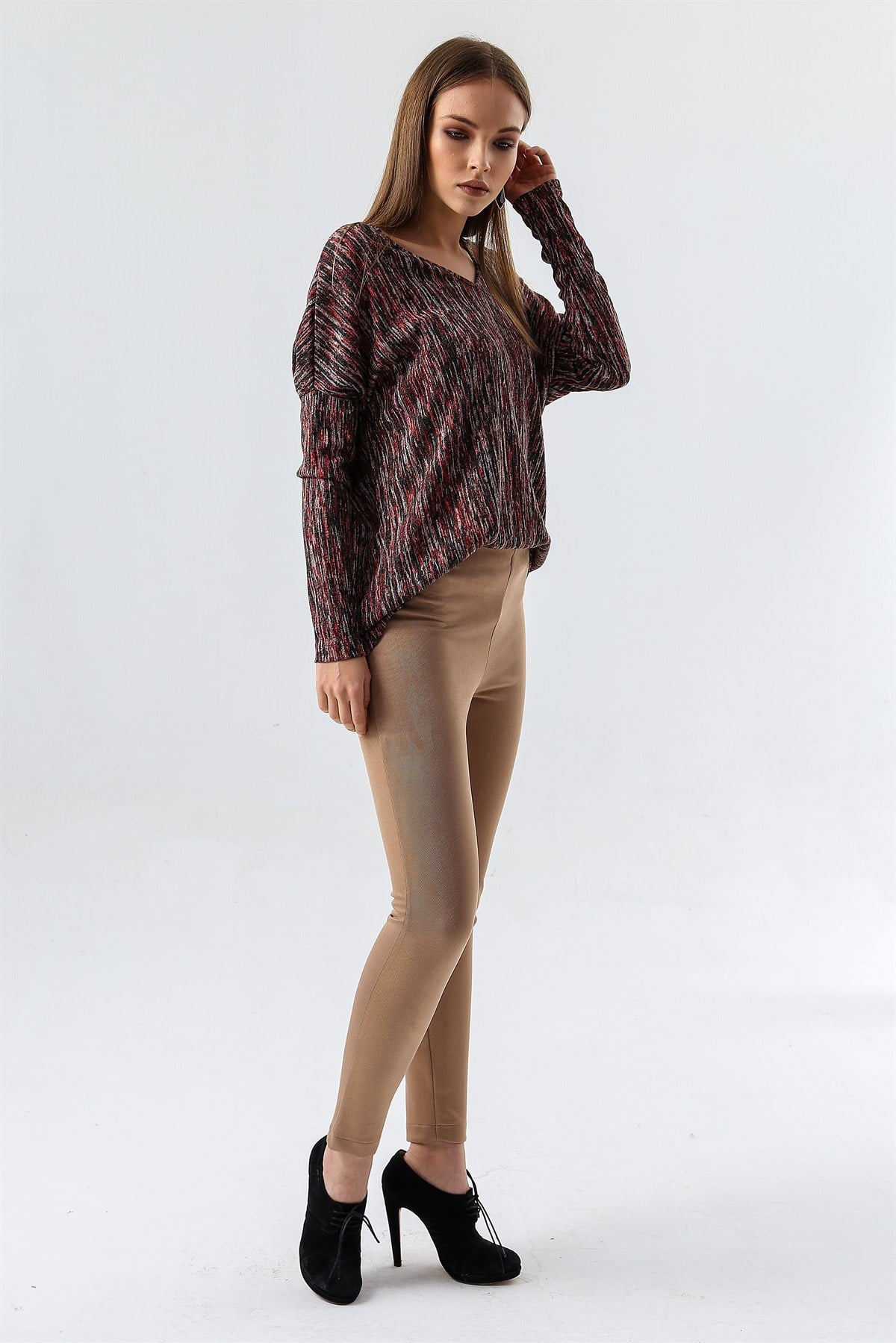 4070 BEJ TAYT PANTOLON