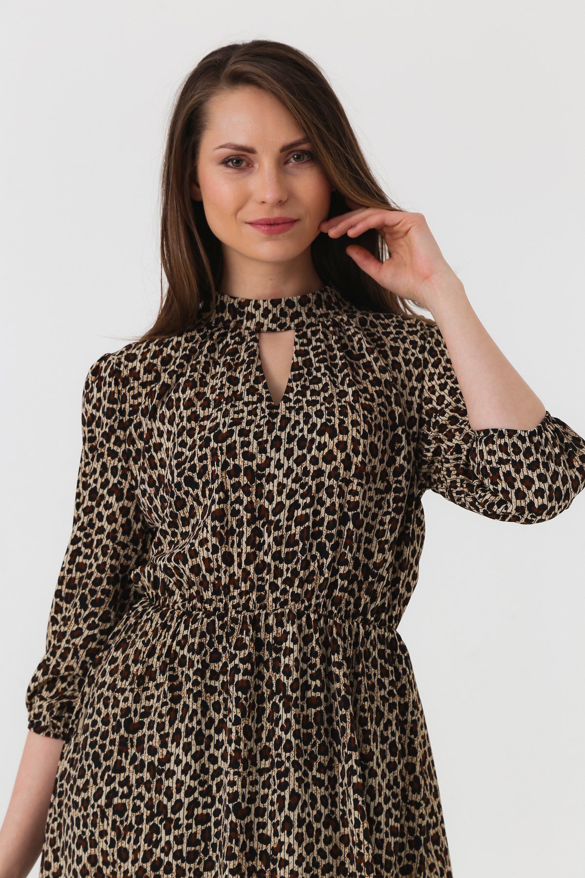 4263 LEOPAR ELBİSE
