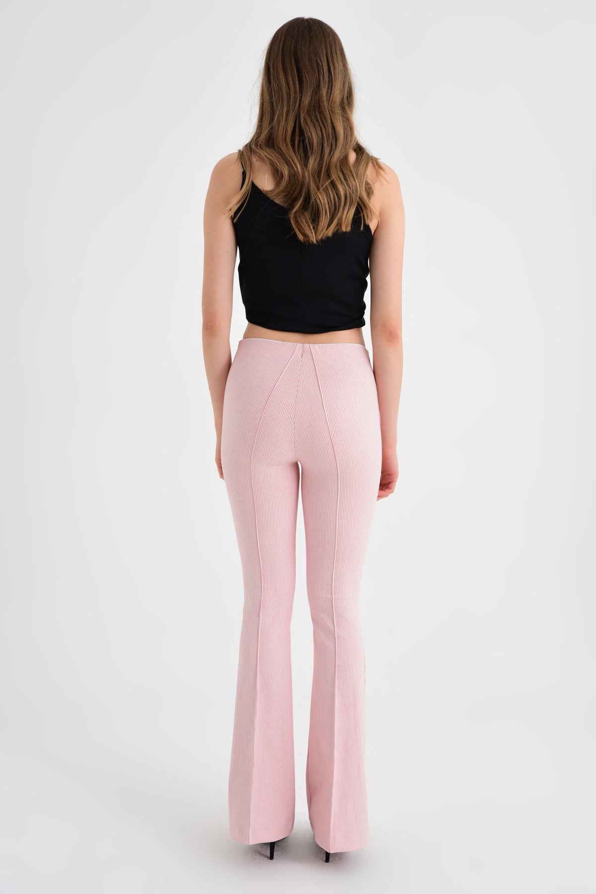 45000 PEMBE ÇİZGİ PANTALON