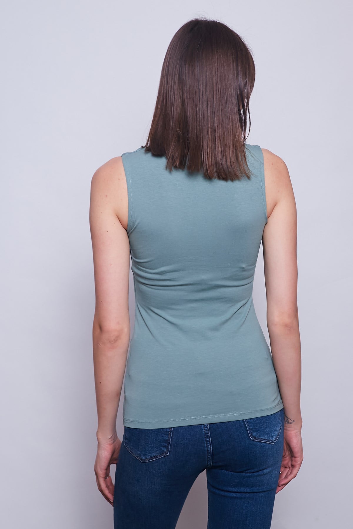 JUMENTMonalisa Kare Yaka Kolsuz Body -K.Mint 