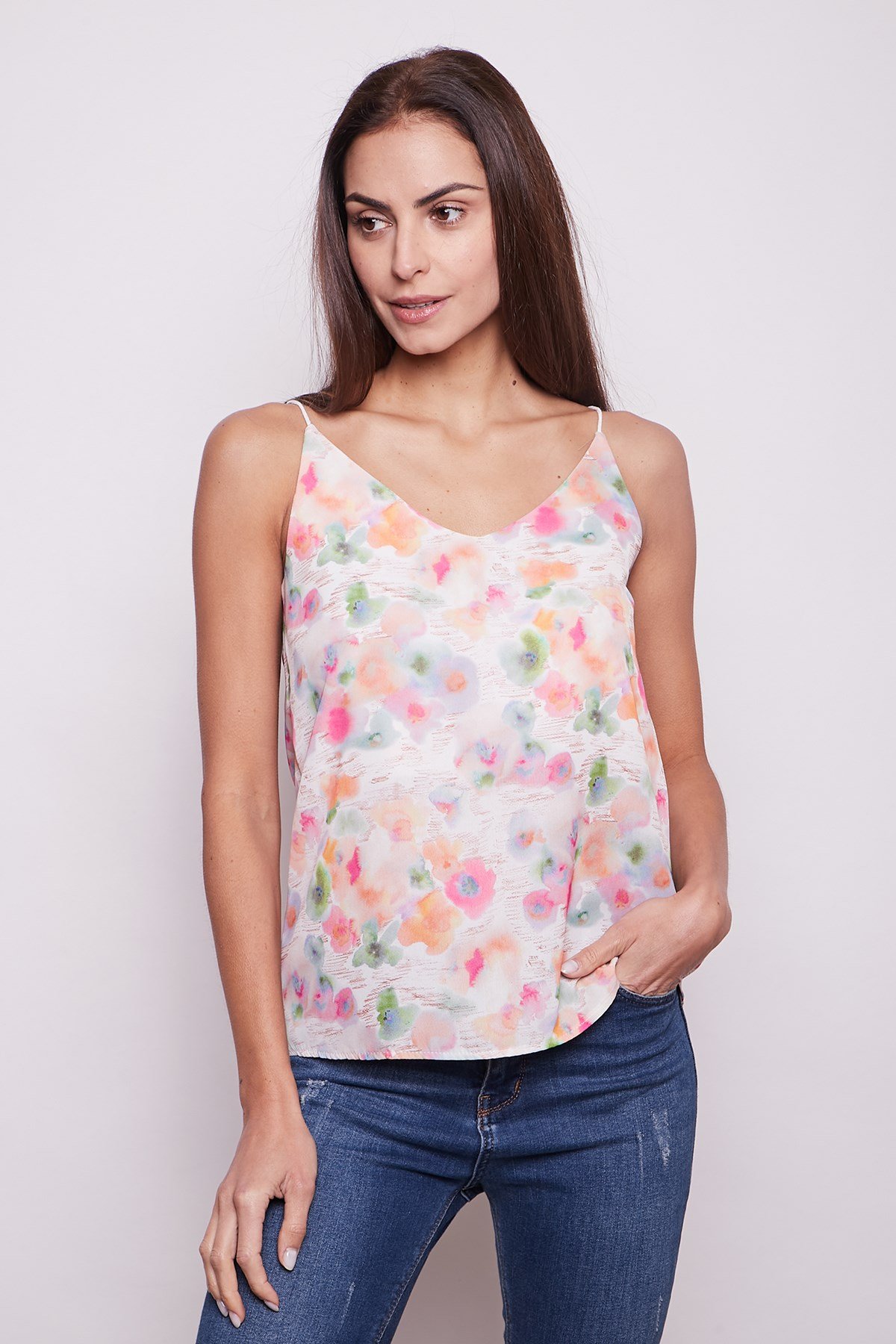 JUMENTQUEEN EMPİRME İP ASKILI BLUZ
