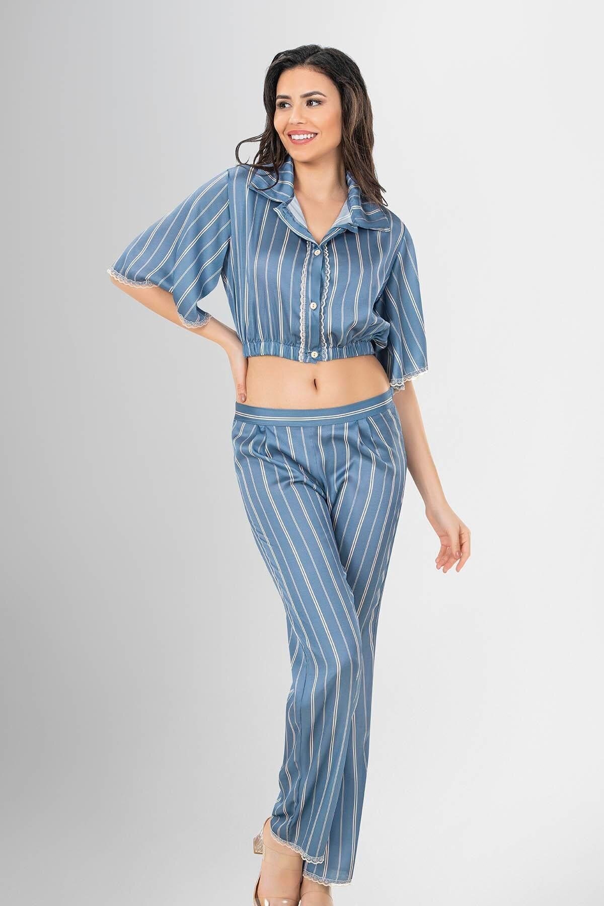 2'li Pijama Takımı Desenli 1956