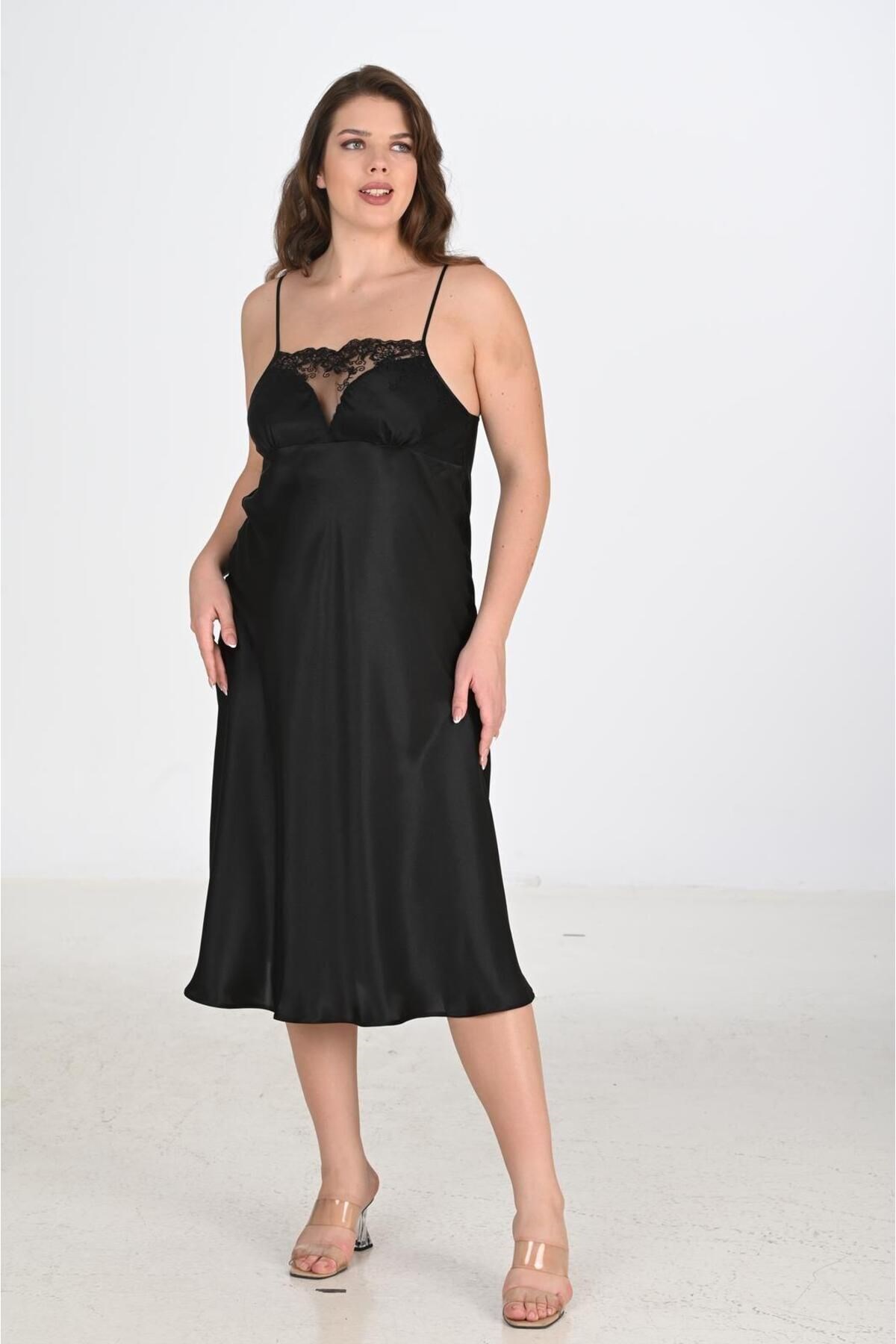 2li Siyah Sabahlık Takımı Bigsize 6221