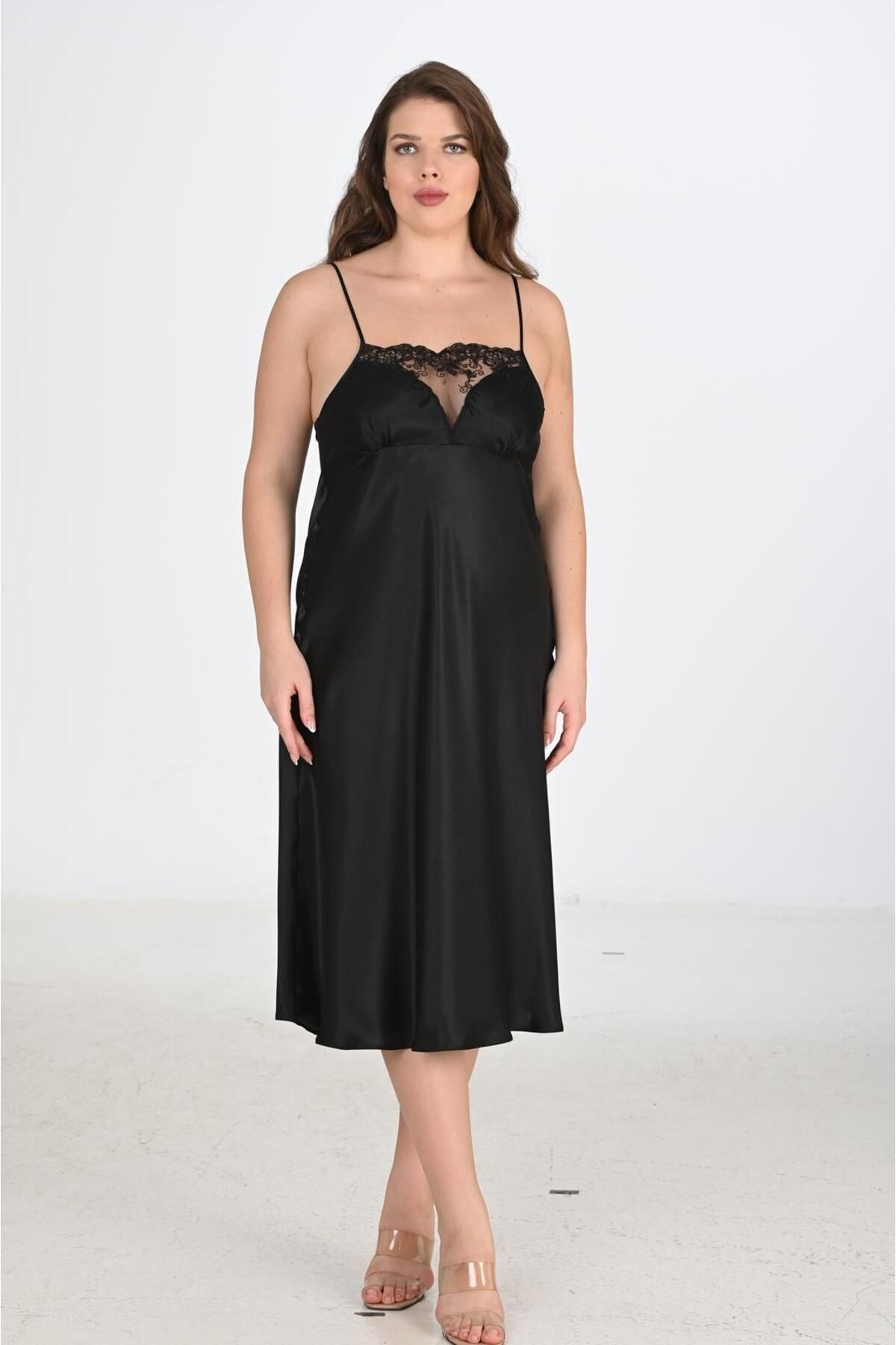 2li Siyah Sabahlık Takımı Bigsize 6221