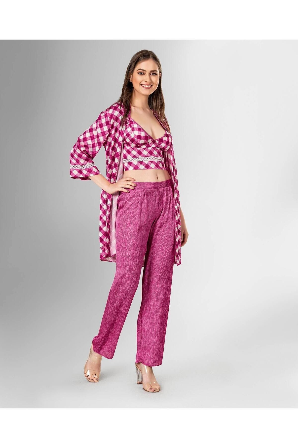 3'lü Pijama Takımı 1836