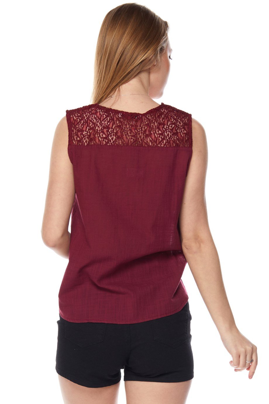 Bordo Püsküllü Bluz