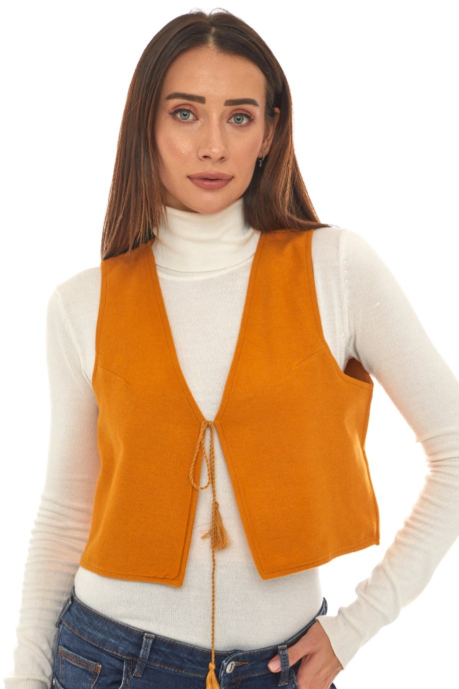 Hardal Pazen Kolsuz Yelek