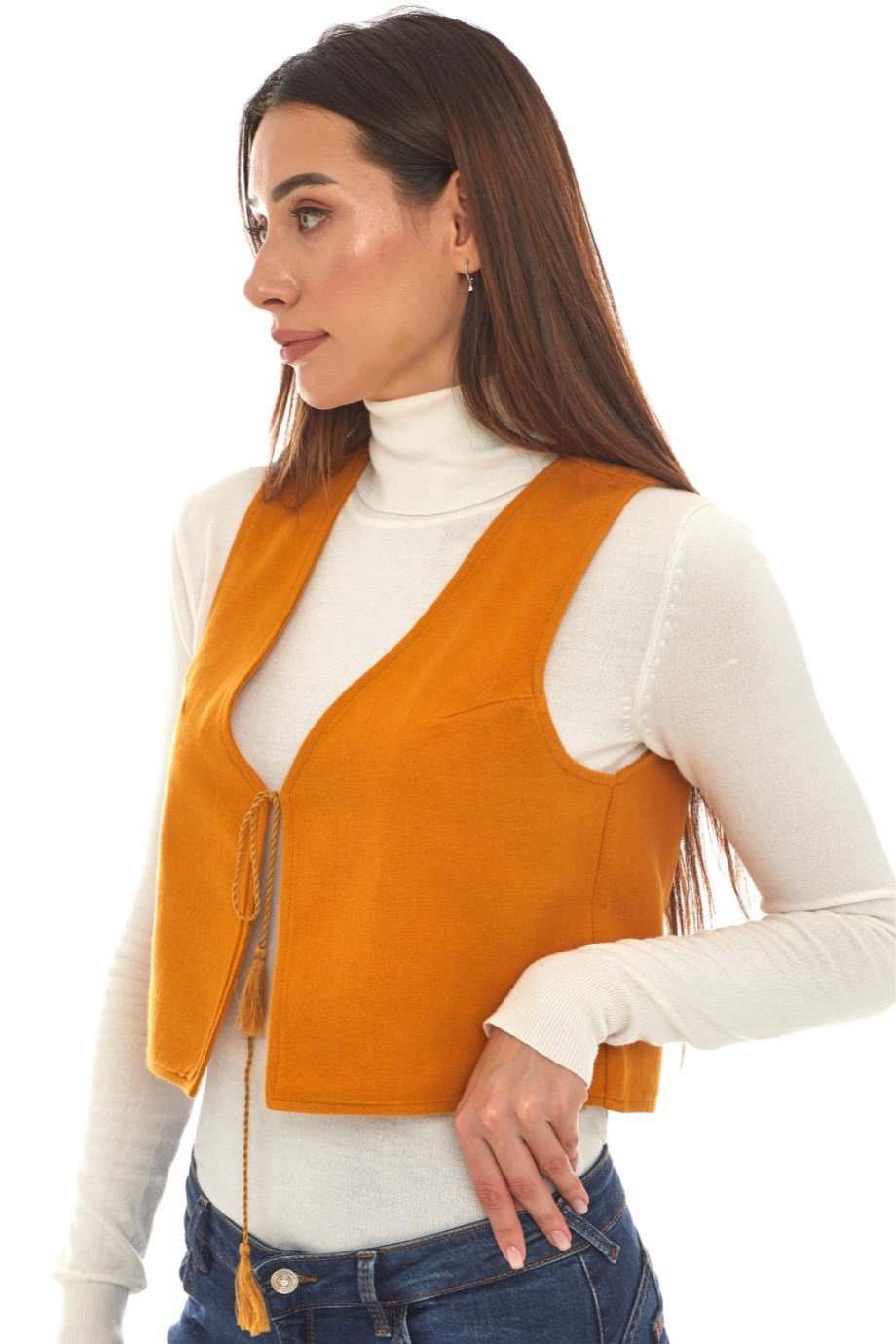 Hardal Pazen Kolsuz Yelek