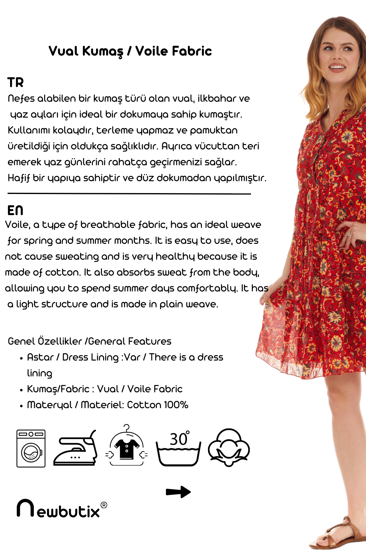 Kısa Kol Vual Kırmızı Kısa Elbise