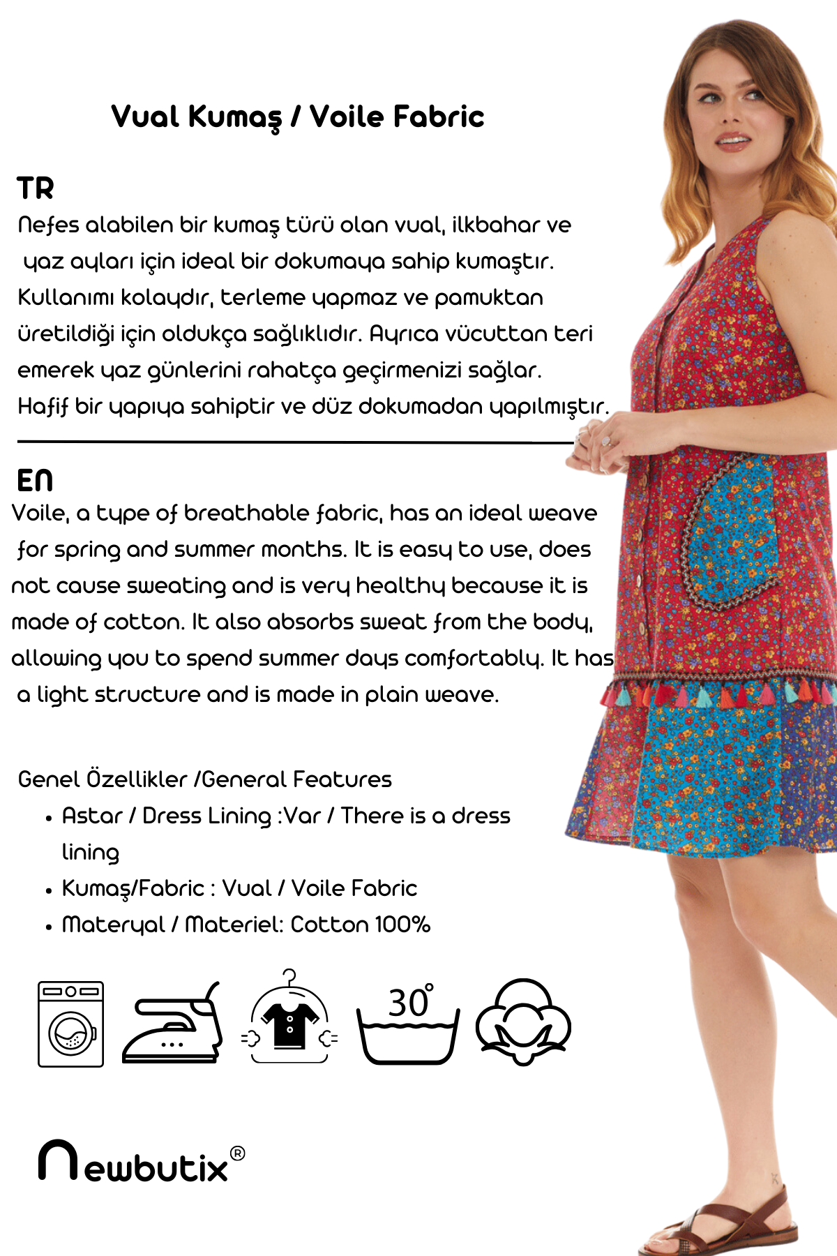 Kolsuz Pembe Vual Püskül Detaylı Kısa Elbise 