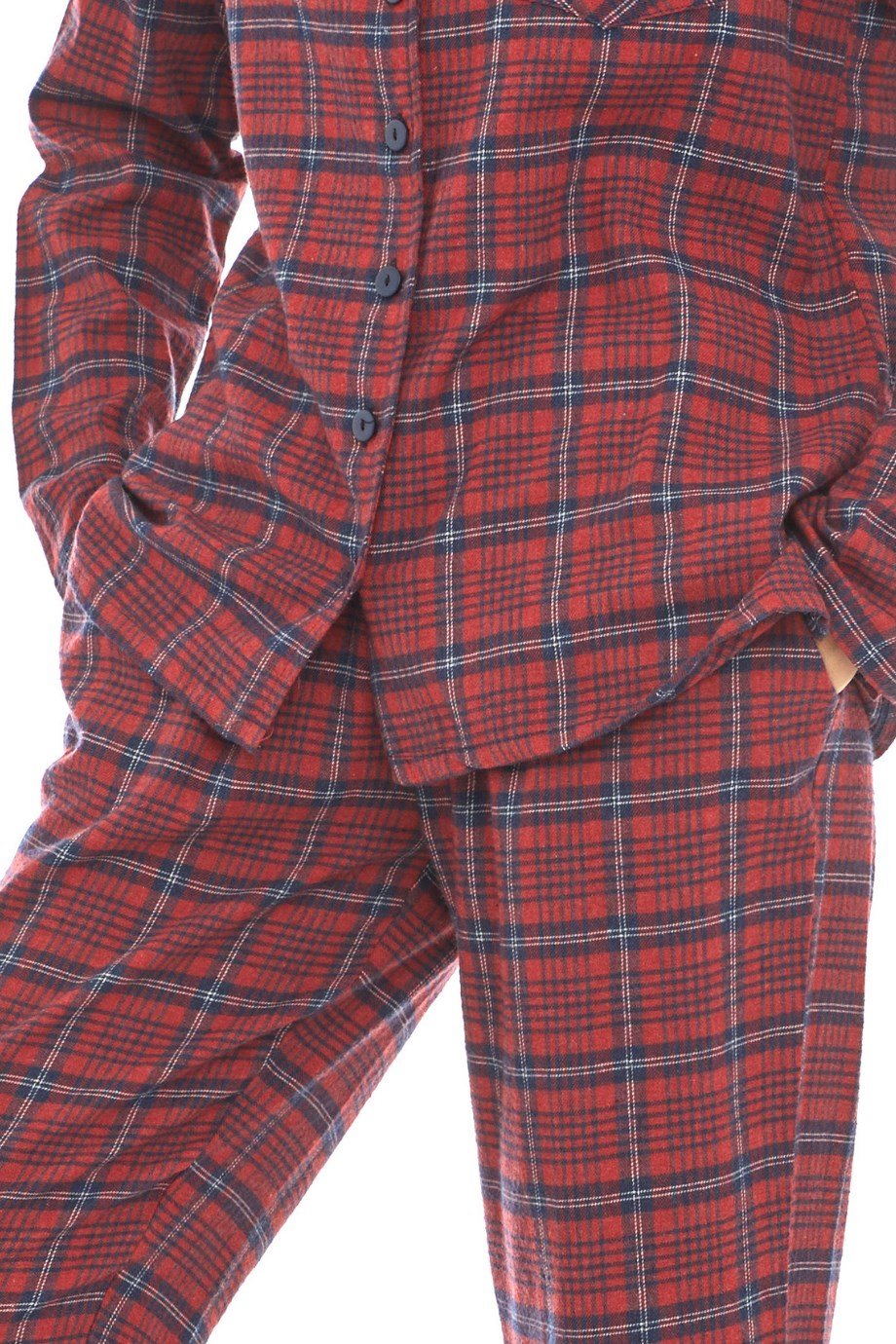 Pazen Bordo Pijama Takımı