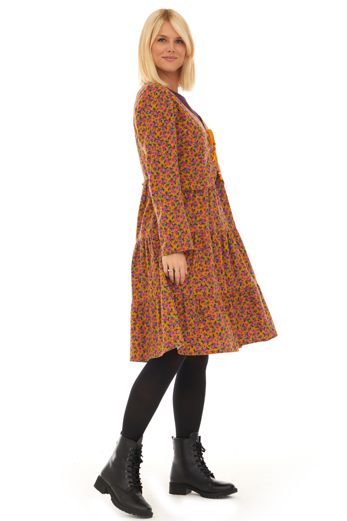 Pazen Hardal Ceketli Sonbahar Kış Elbise