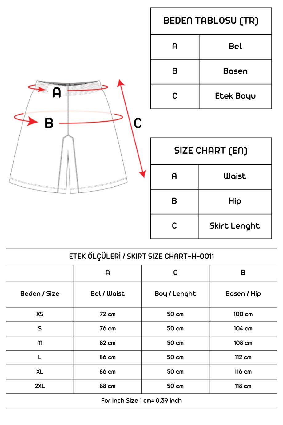 Pazen Hardal Çıtır Desen Kısa Etek