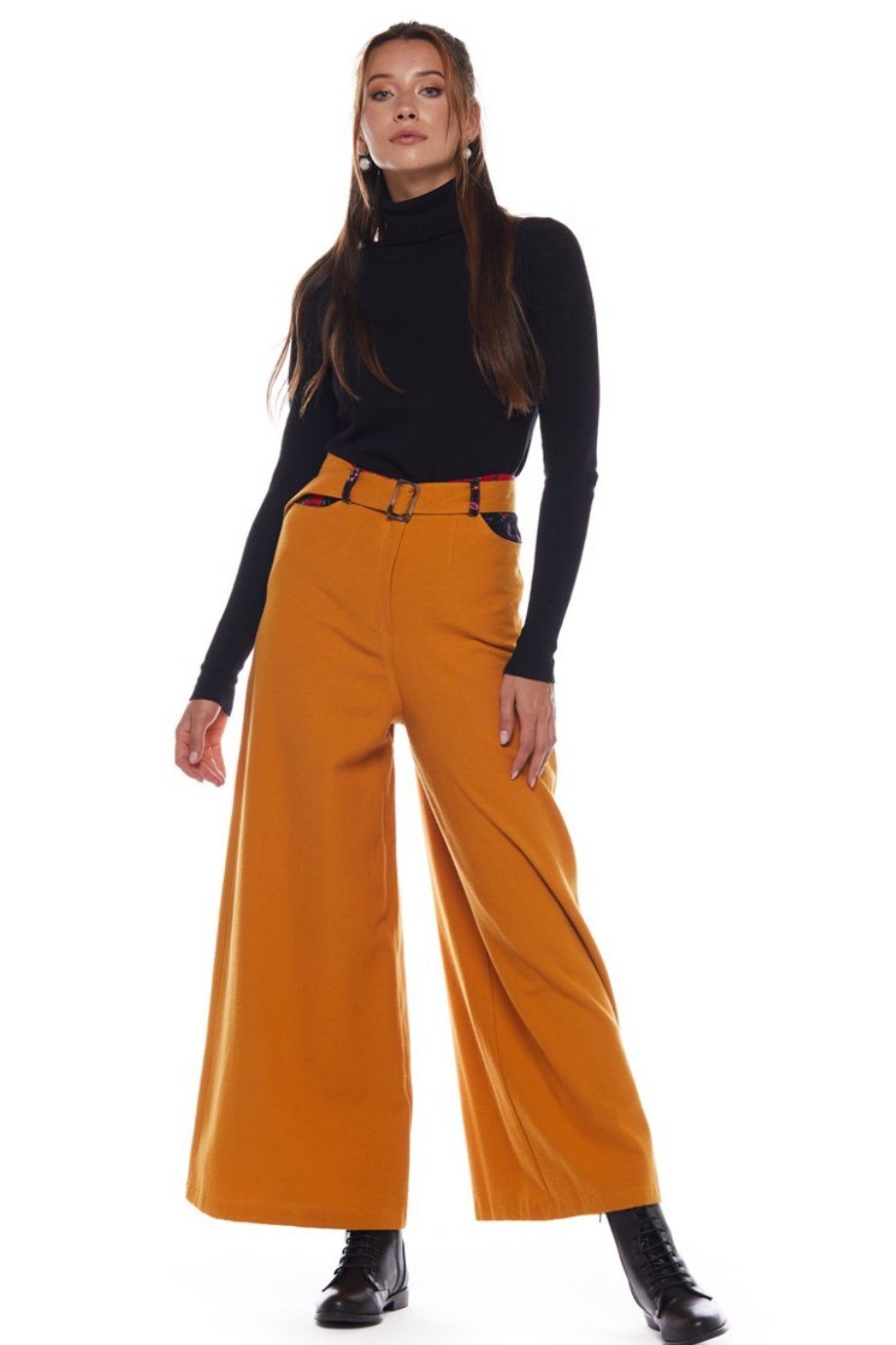 Pazen Hardal Geniş Paça Pantolon