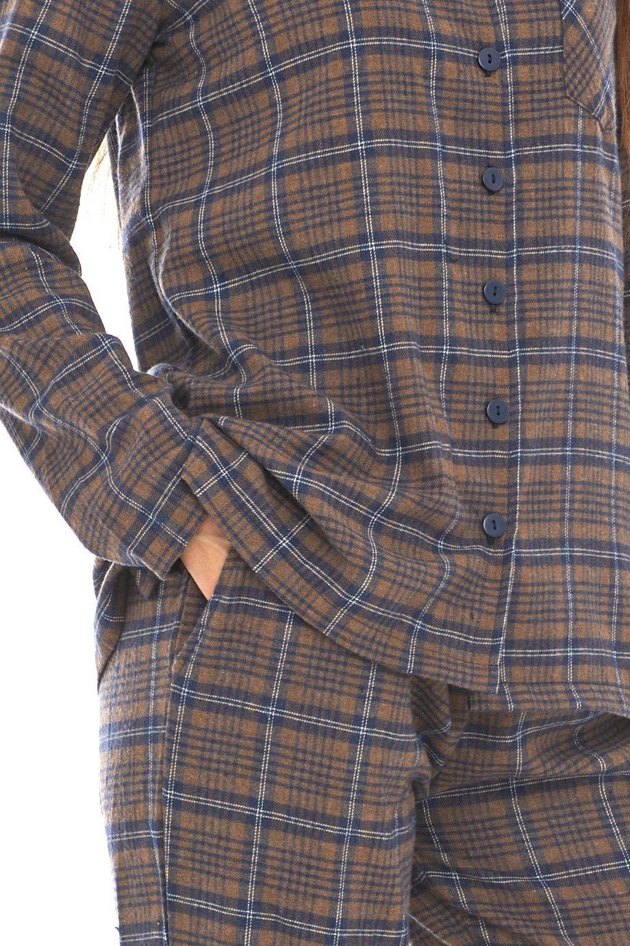 Pazen Kahve Pijama Takımı