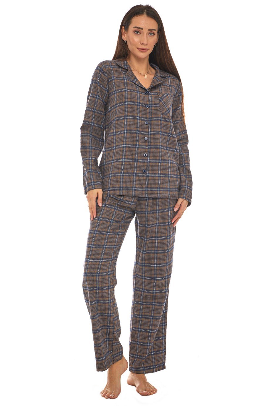 Pazen Kahve Pijama Takımı