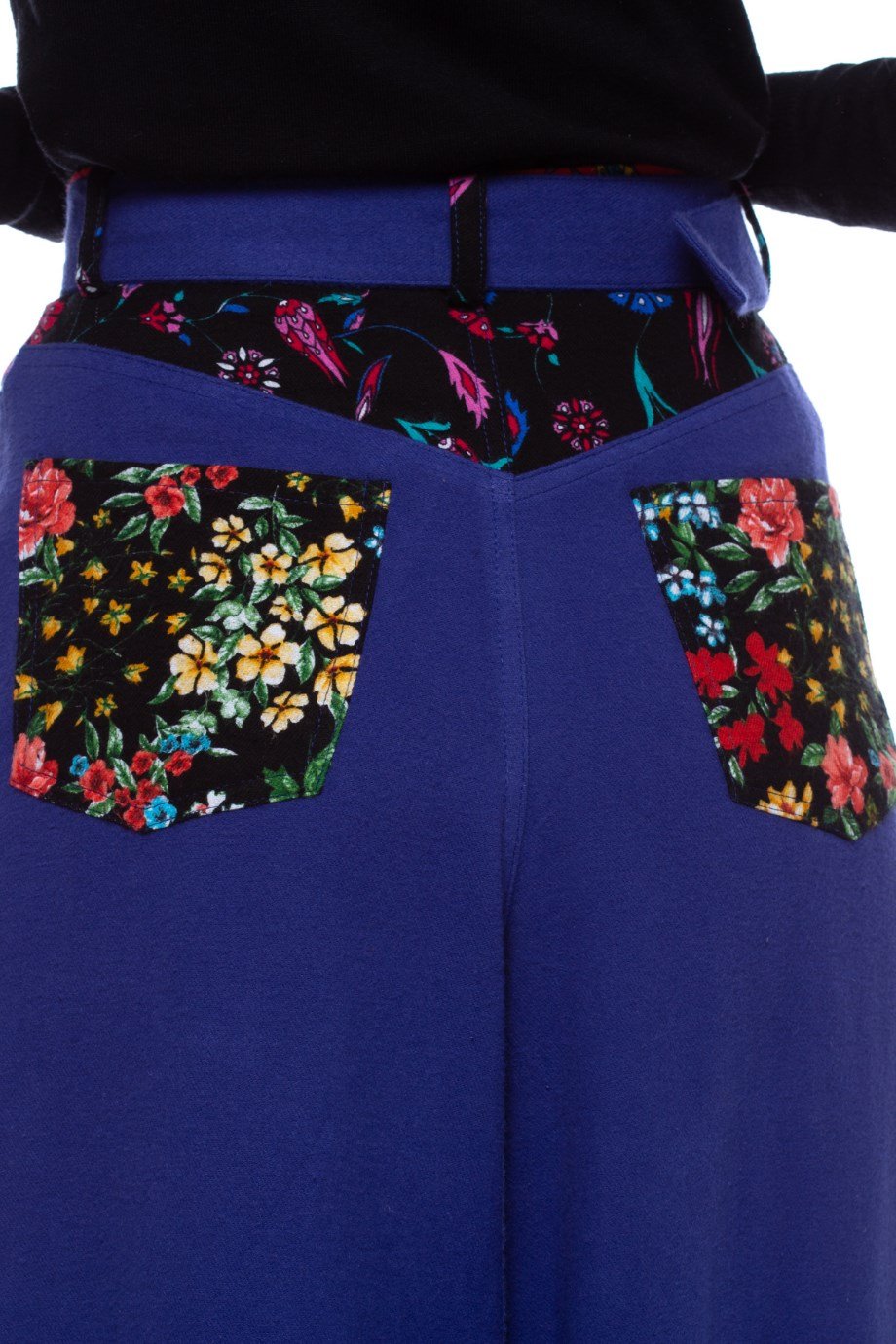 Pazen Saks Geniş Paça Pantolon