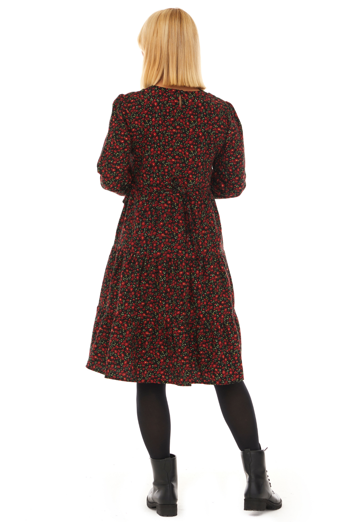 Pazen Siyah Ceketli Sonbahar Kış Elbise