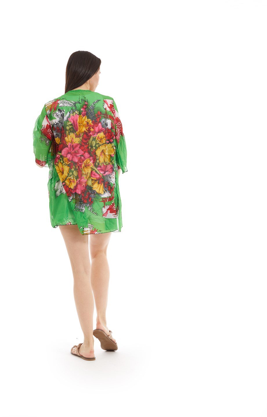 Şile Bezi Fıstık Yeşili Vual Pano Desen Pareo