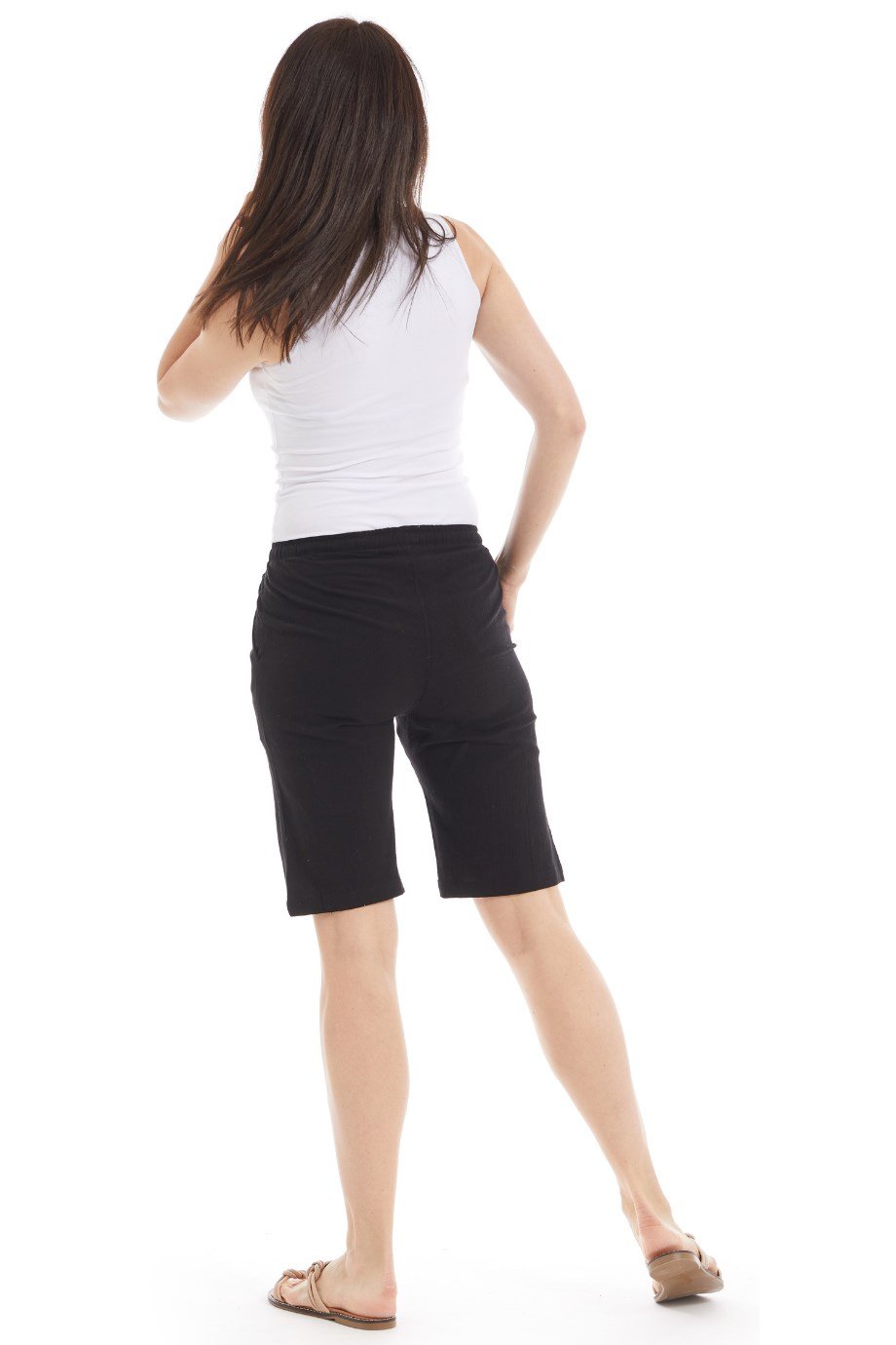 Şile Bezi Kadın Siyah Şort