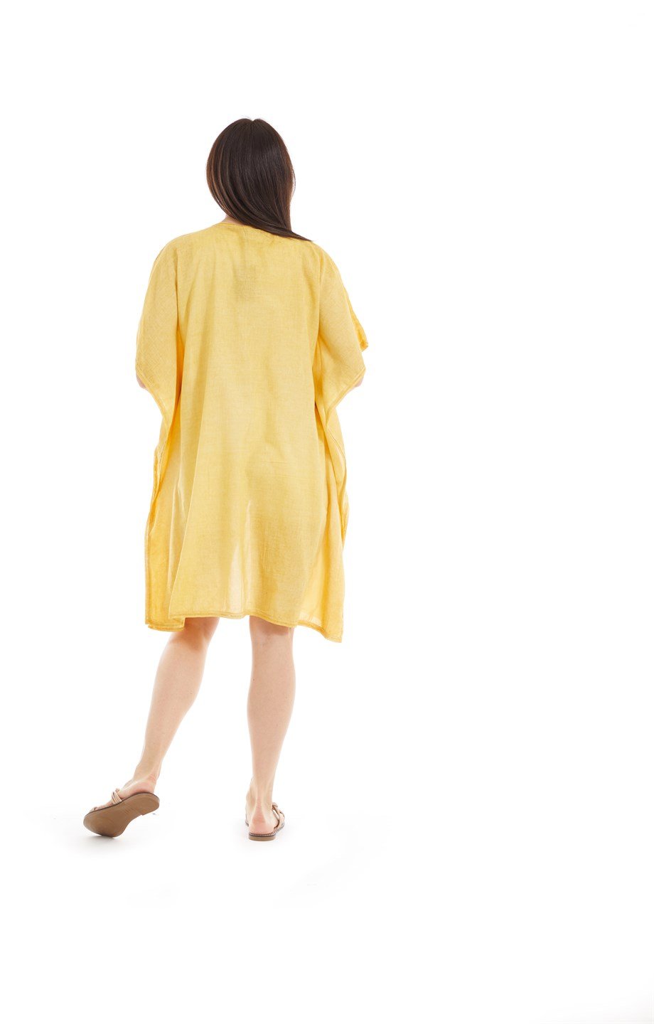 Şile Bezi Sarı Kelebek Tunik