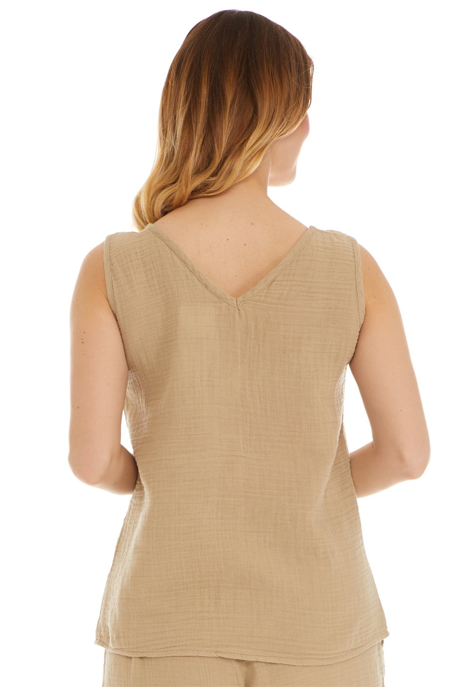 Vizon Kolsuz Müslin Bluz