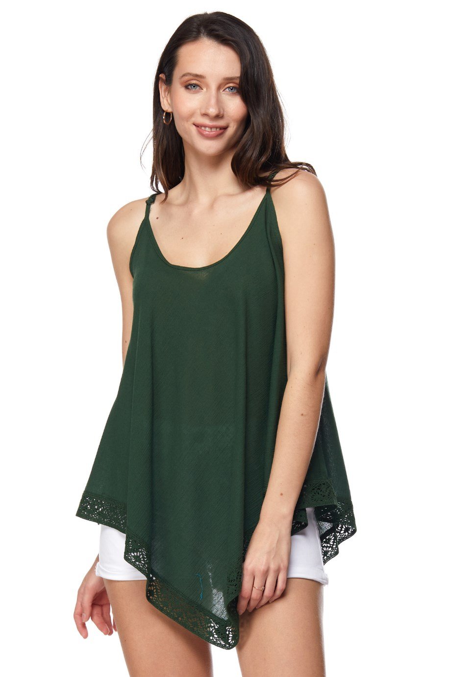 Yeşil Askılı Bluz